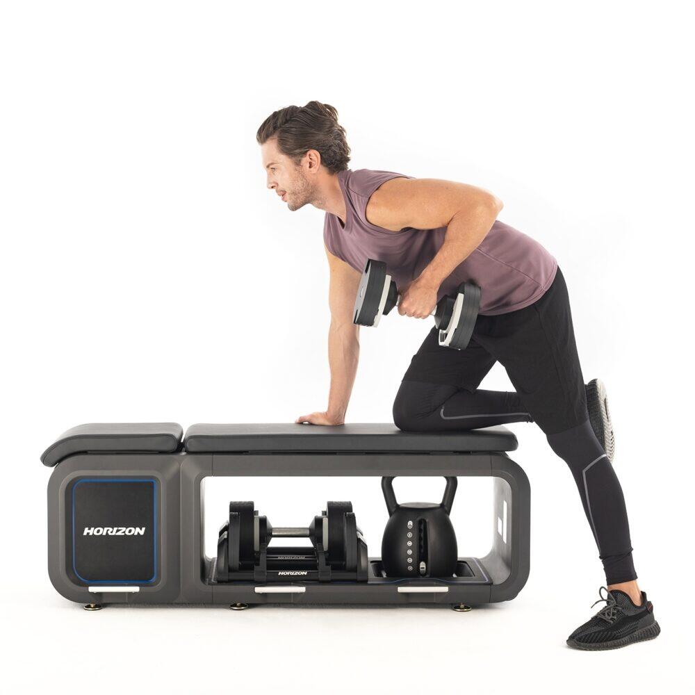Bench, inclusief halters en kettlebell 4/8