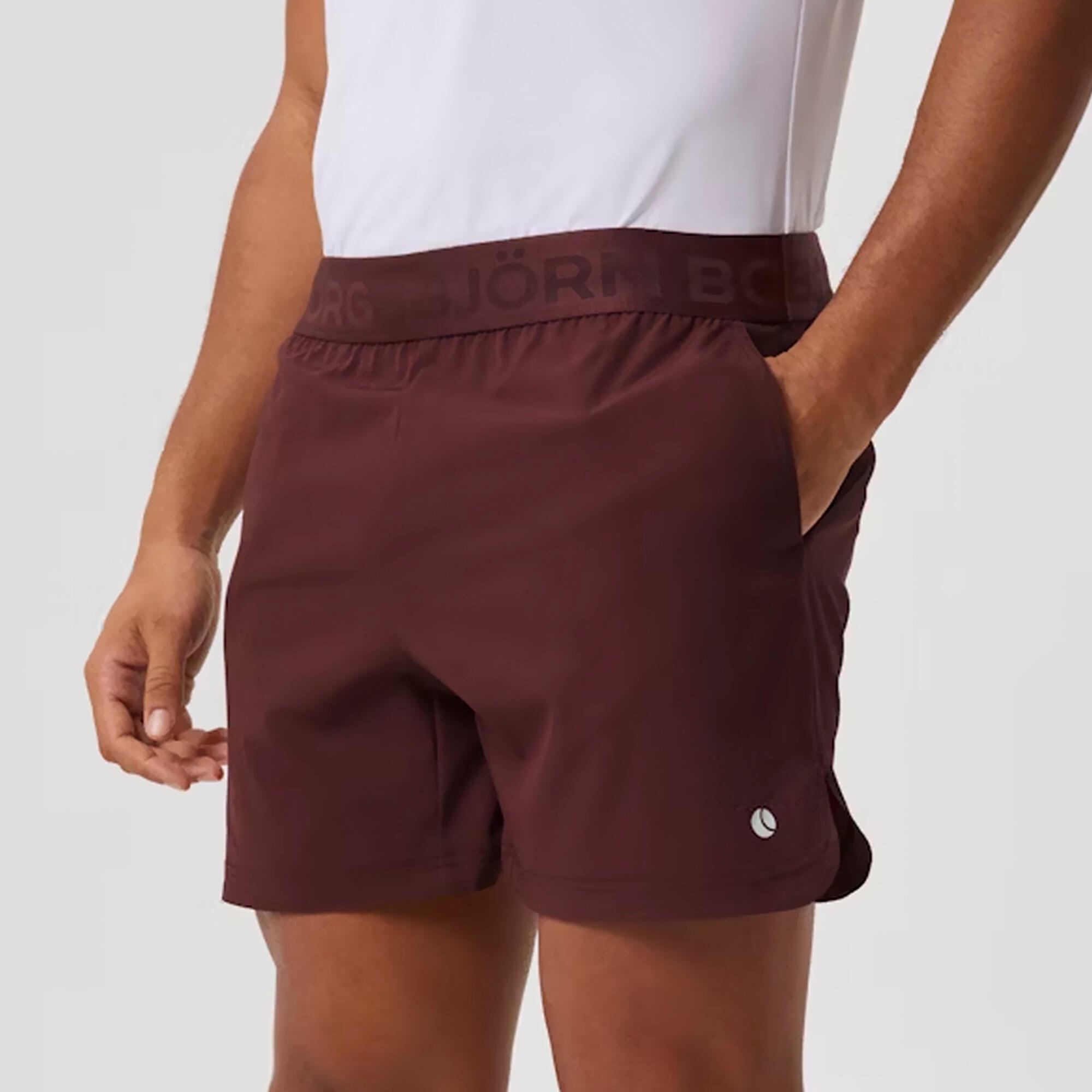 Mens Ace Short Sport Quick Drying Shorts with Pockets 3/6