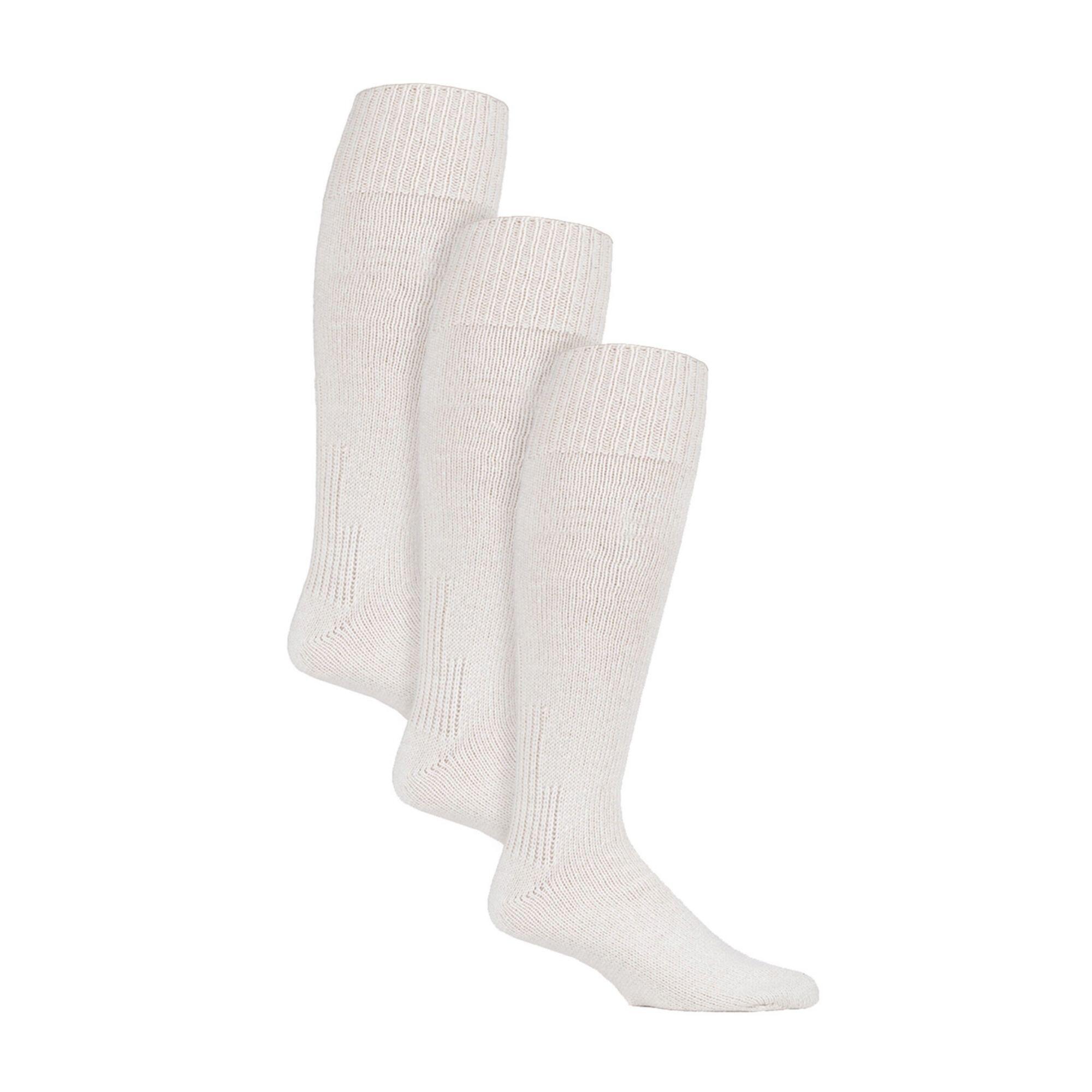 COUNTRY PURSUIT 3 Pack Fisherman Socks | Long Wool Boot Socks for Men | Knee High Angling Socks