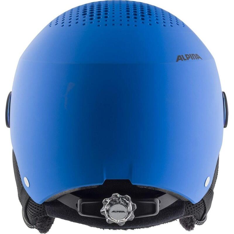 Lyžařská přilba Lyže Alpina Zupo Visor Q Lite Modrý