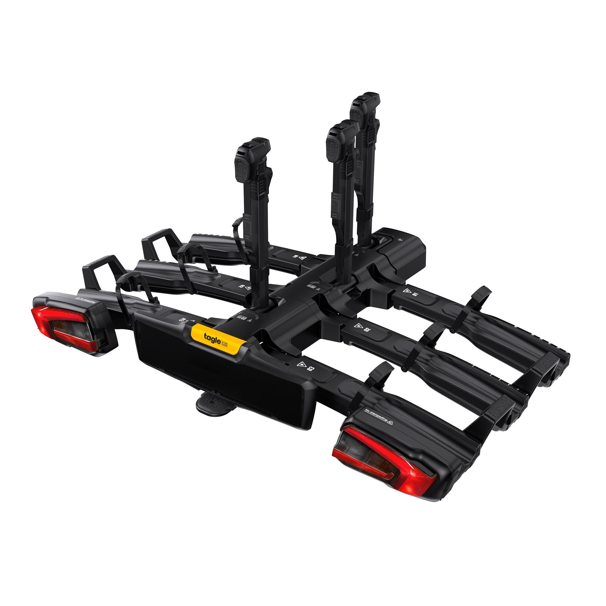 Porta-bicicletas GO BIKER TAGLE E-DYNAMIQ 3 bicicletas elétricas - antirroubo