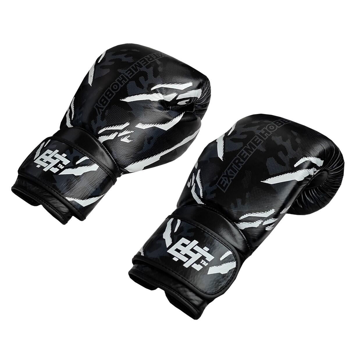 Guanti da boxe in vera pelle per adulti EXTREME HOBBY BLACK PANTHER 3/6