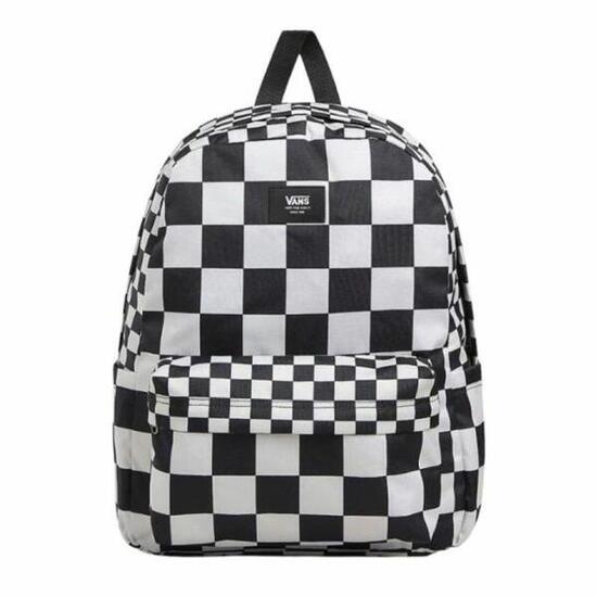 Mochila Escolar Vans Old Skool Check Backpack VN000H4X3M41 Negro