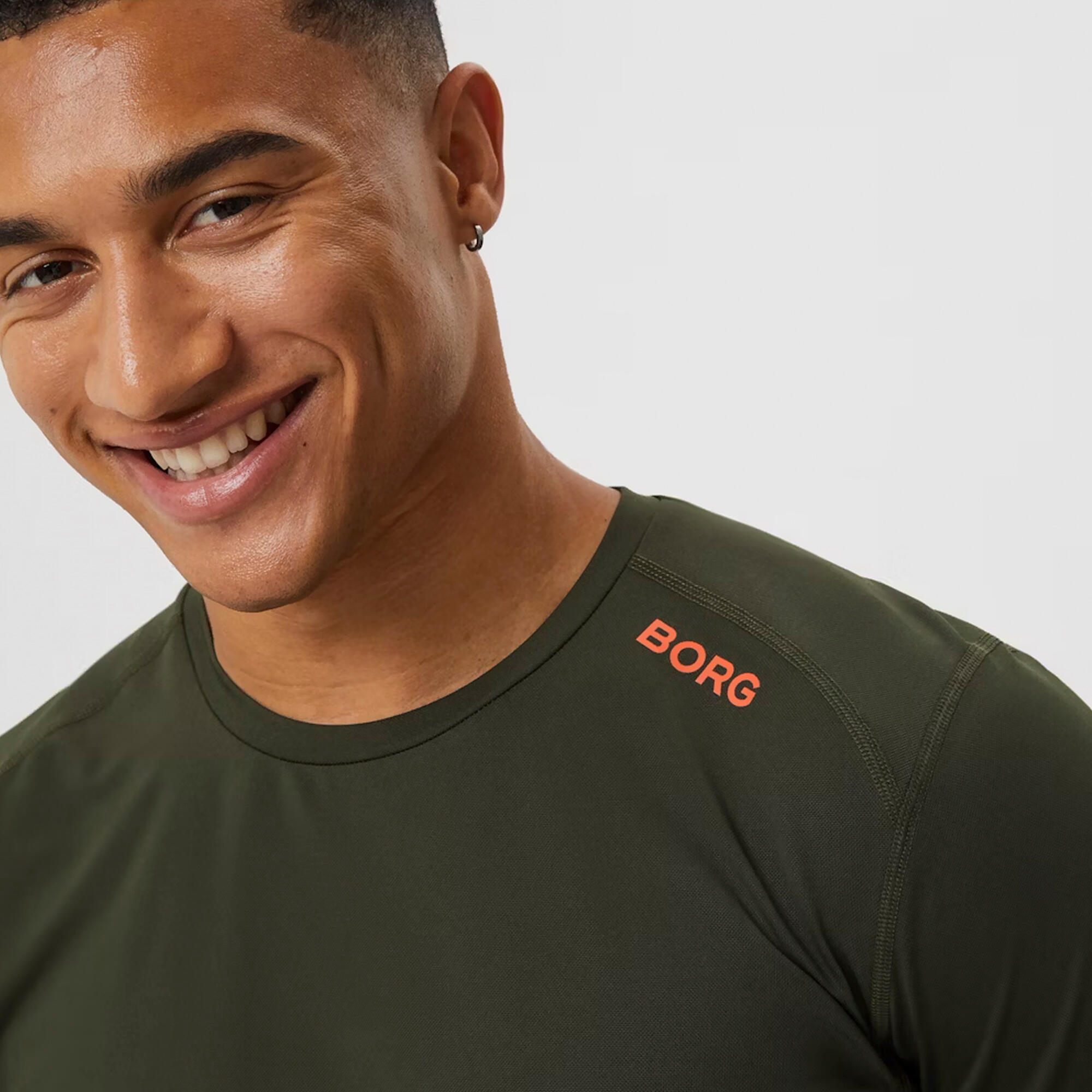 T-shirt léger de performance athlétique pour hommes 5/6