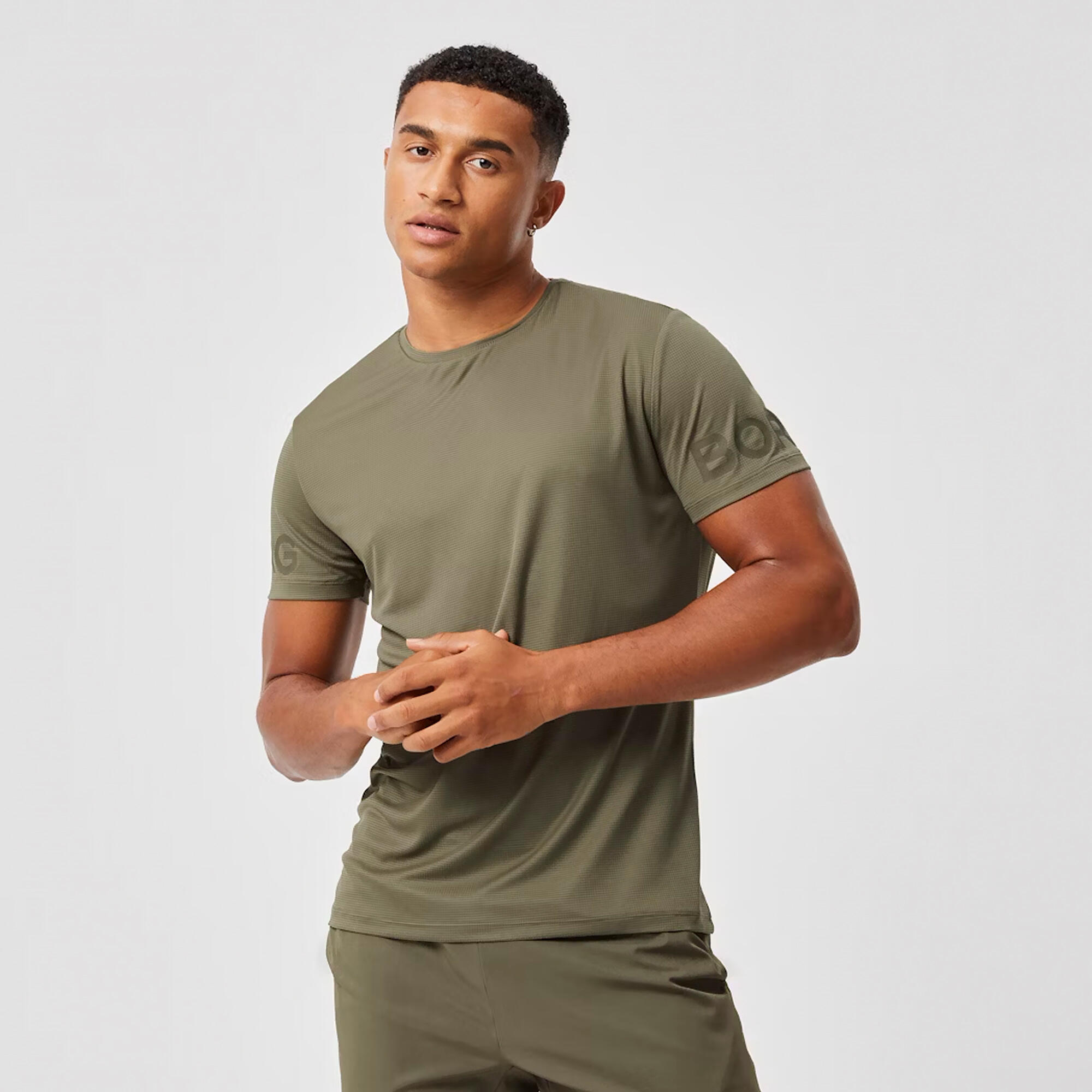 T-shirt athlétique de sport léger et respirant pour hommes 3/6