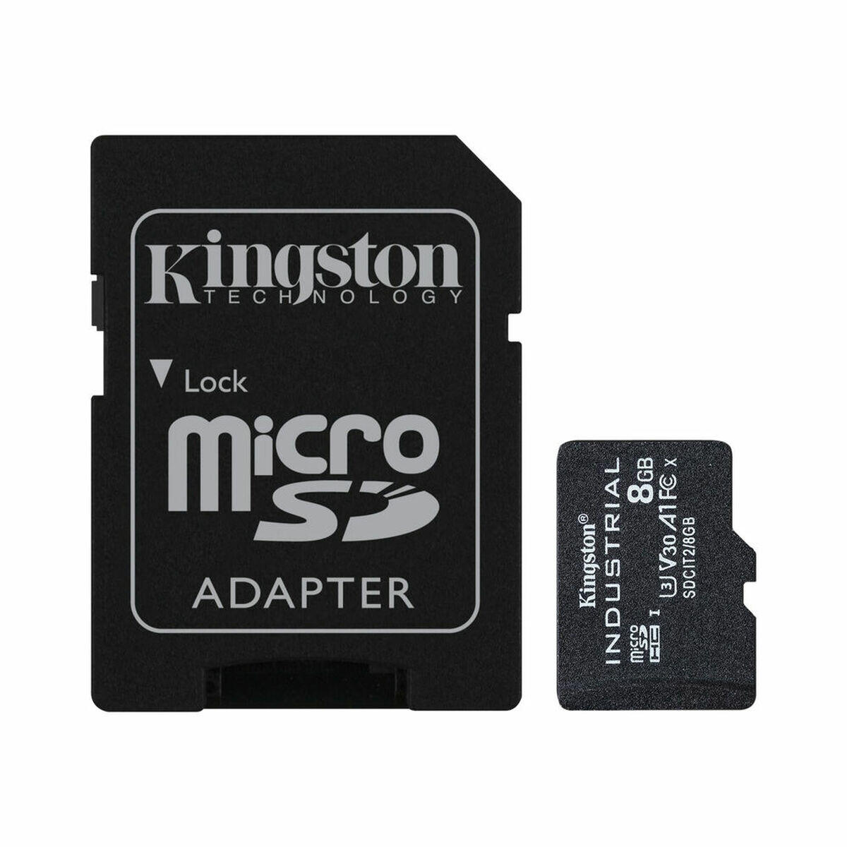 KINGSTON Scheda Di Memoria Micro SD con Adattatore Kingston SDCIT2/8GB 8 GB