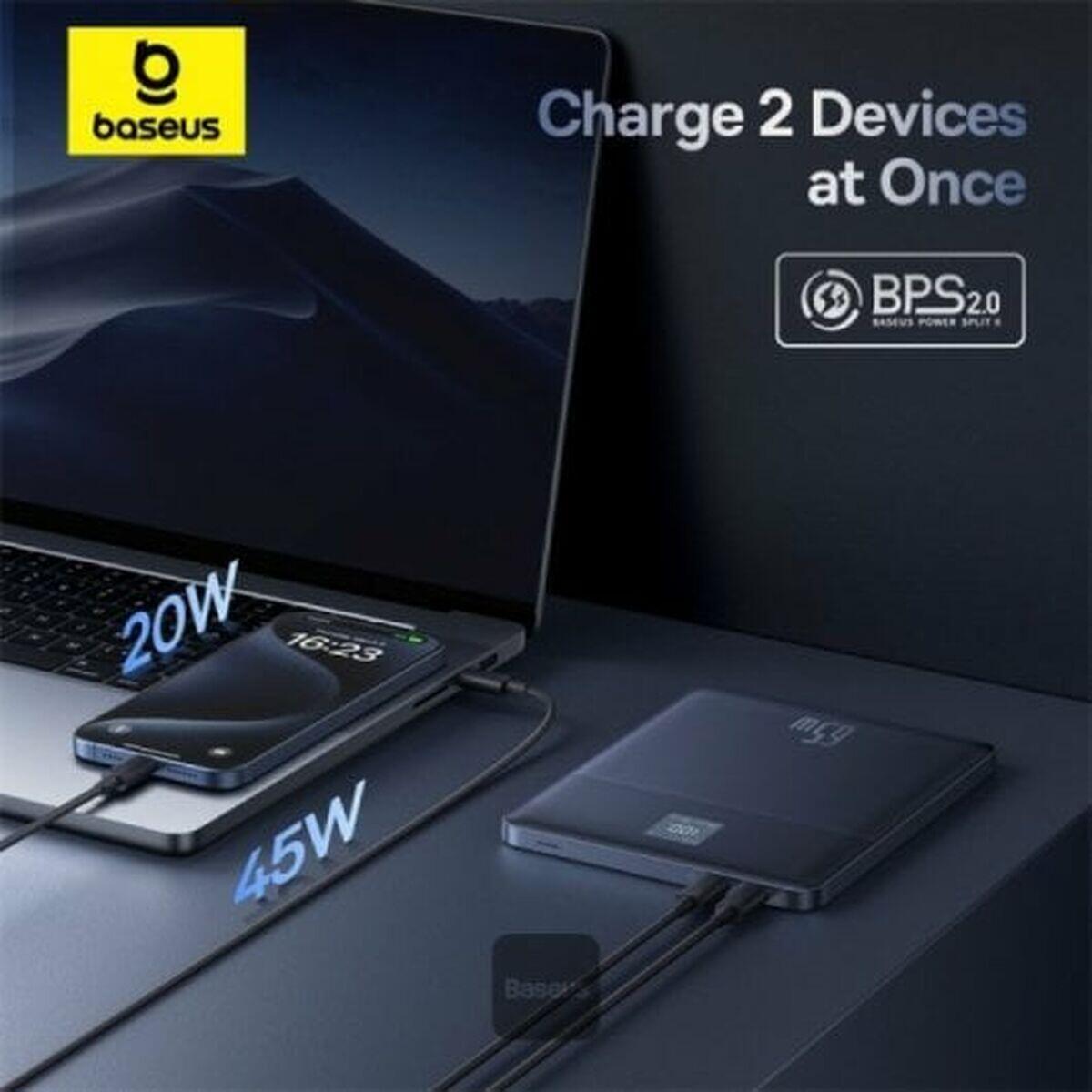 Baseus - Powerbank Baseus - Chargeur - Gris|multicolore - Taille Unique - Decathlon