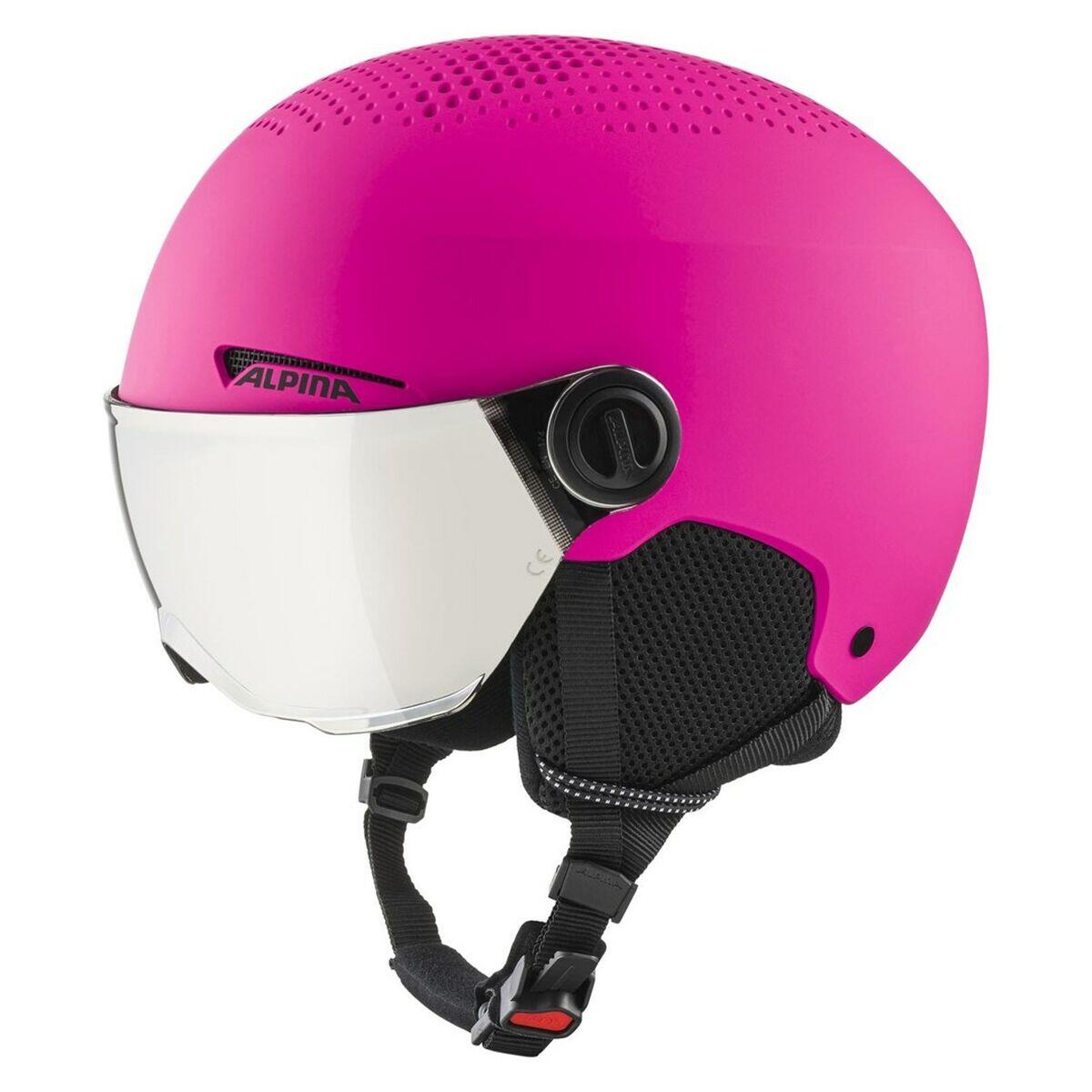 Casco de Esquí Esquí Alpina Zupo Visor Q-Lite Rosa 4/4
