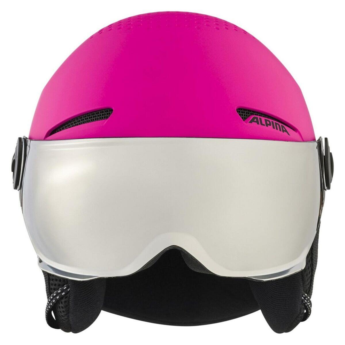 Casco de Esquí Esquí Alpina Zupo Visor Q-Lite Rosa 2/4