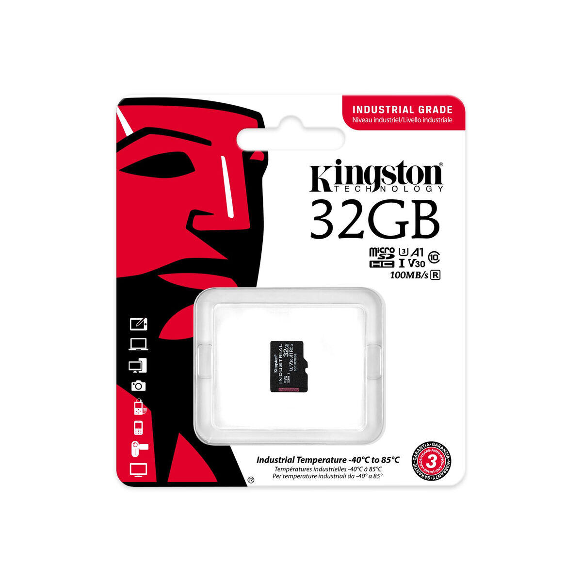 KINGSTON Scheda Di Memoria Micro SD con Adattatore Kingston SDCIT2/32GBSP 32 GB