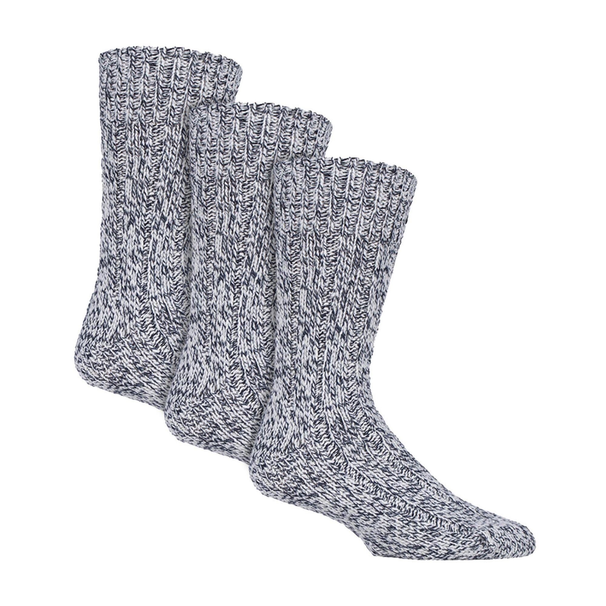 COUNTRY PURSUIT 3 Pack Mens Wool Boot Socks | Thick Pennine Walker Socks | Outdoor Hiking Socks