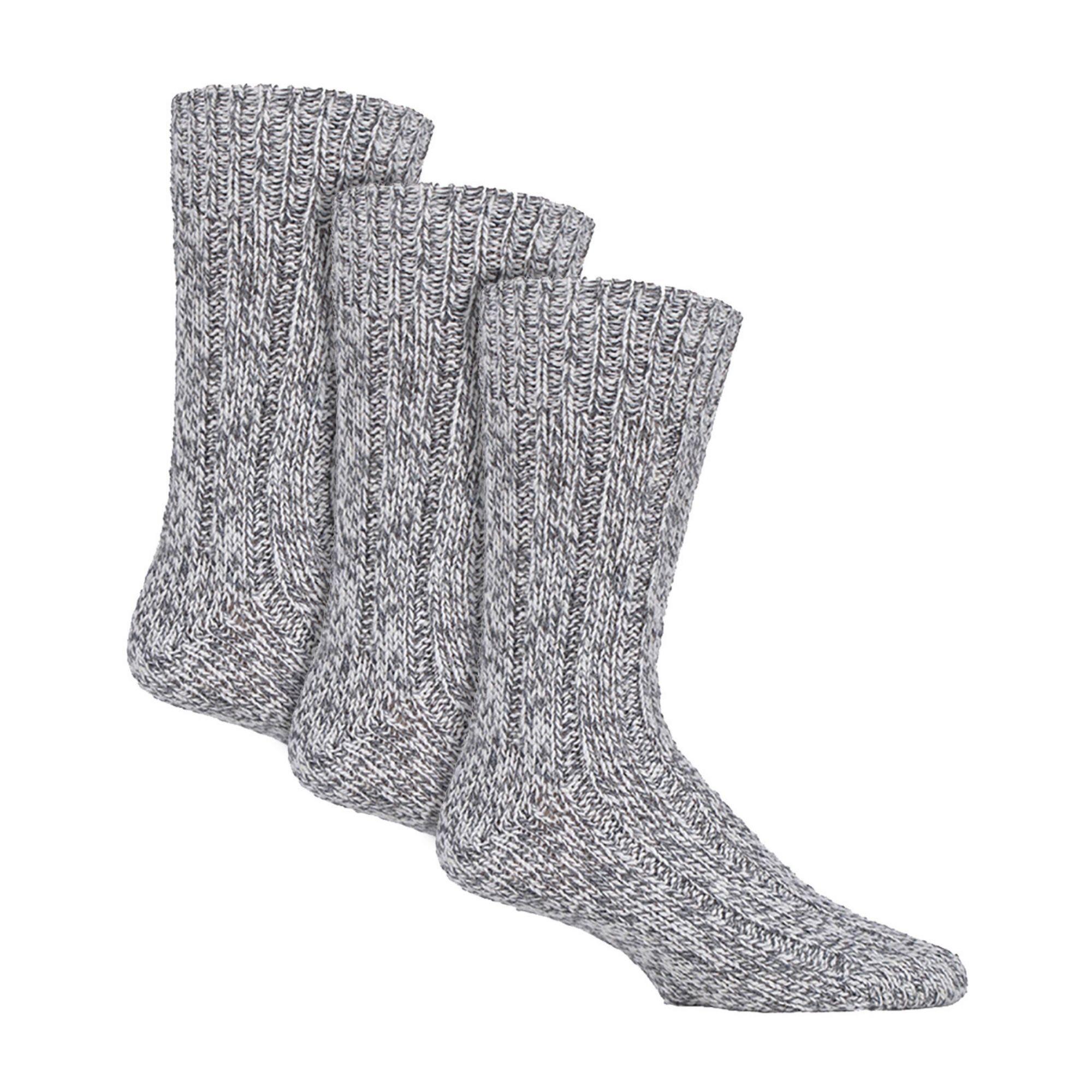 COUNTRY PURSUIT 3 Pack Mens Wool Boot Socks | Thick Pennine Walker Socks | Outdoor Hiking Socks
