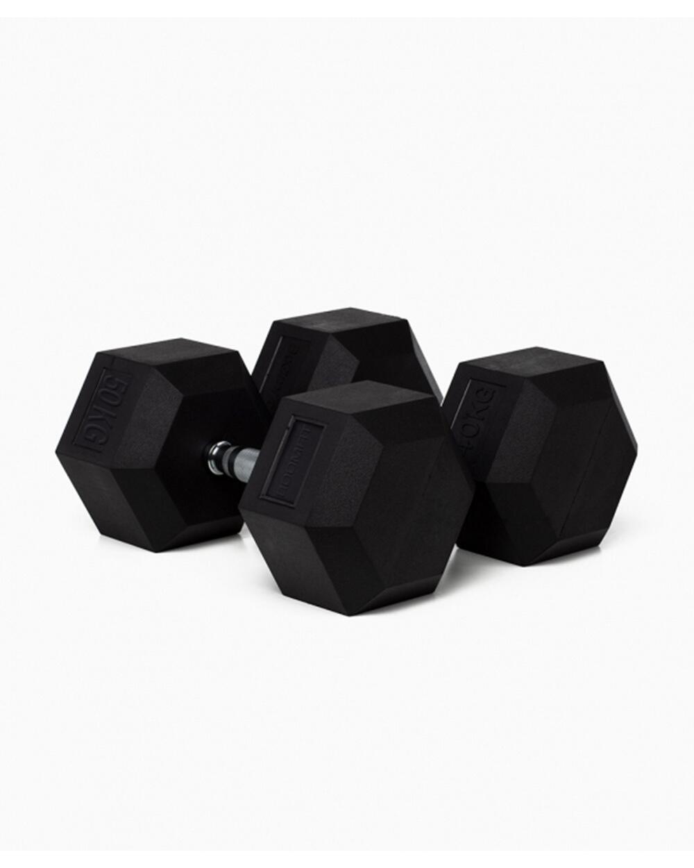 Mancuernas Hexagonales 50Kg (Pareja) - BOOMFIT 1/3