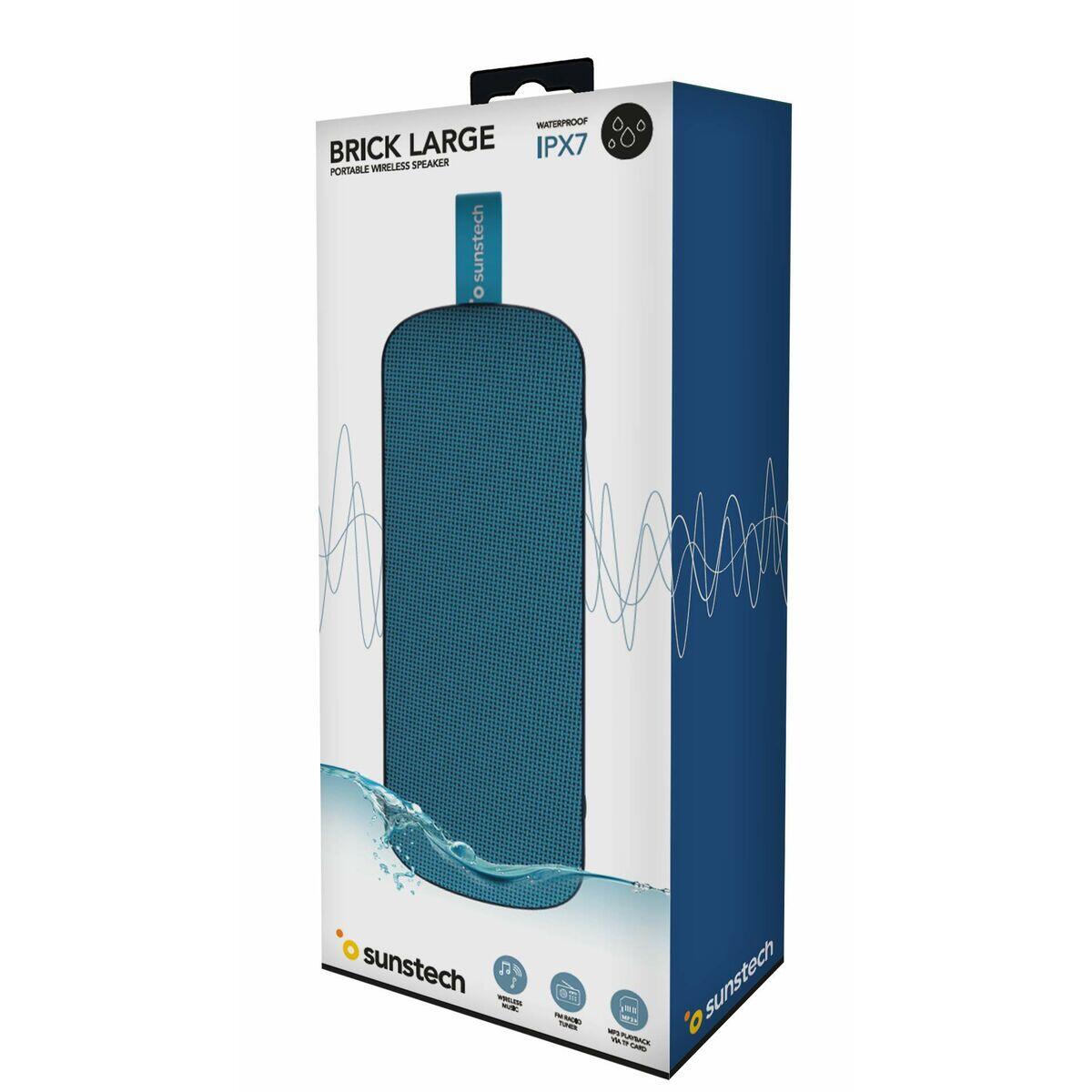 Altifalante Bluetooth Portátil Sunstech BRICKLARGEBL Bluetooth 5.0 5/5