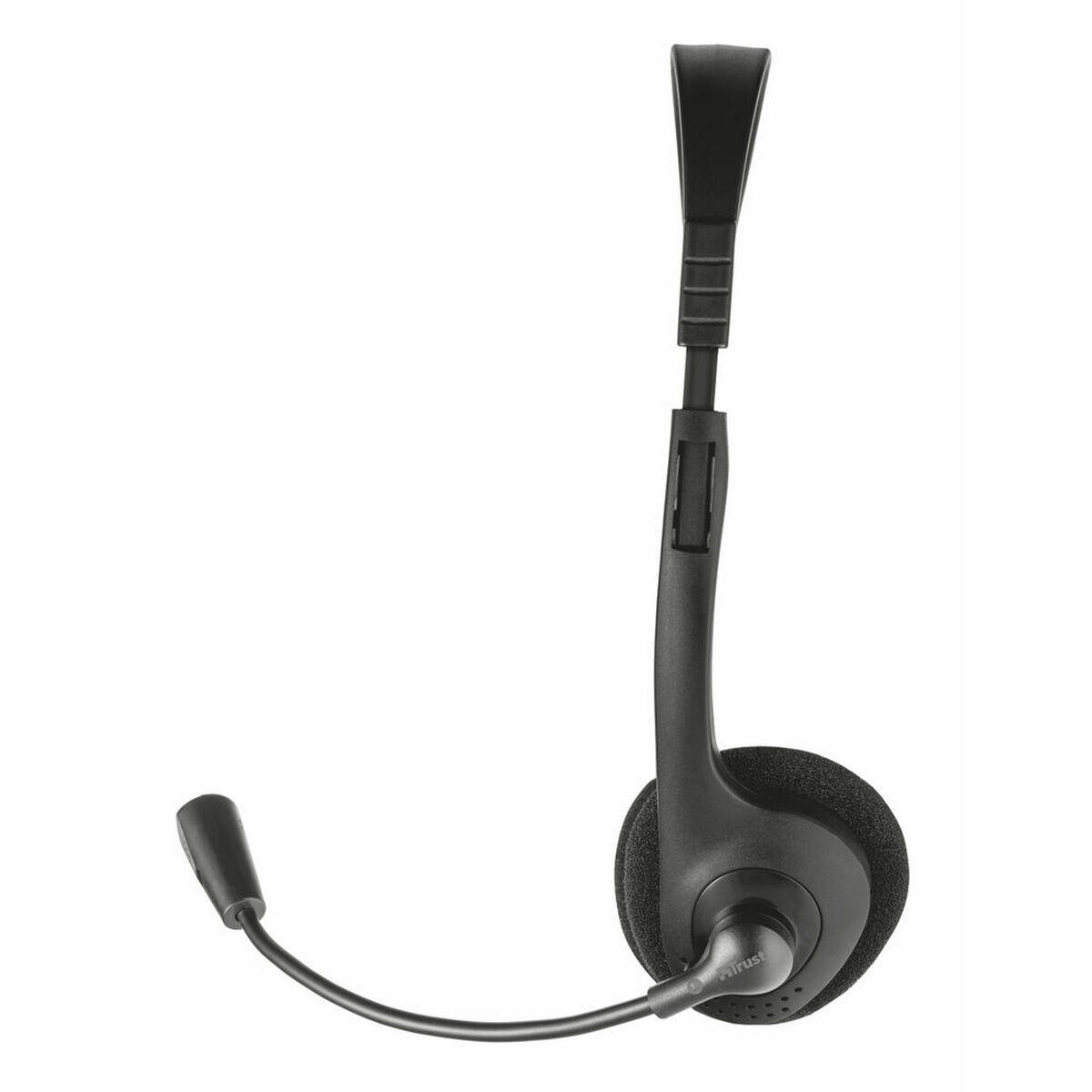 Hoofdtelefoon met microfoon Trust 21665 Zwart 3/4