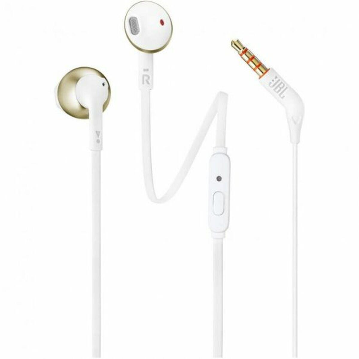 JBL Auricolari con Microfono JBL Tune 205 Bianco