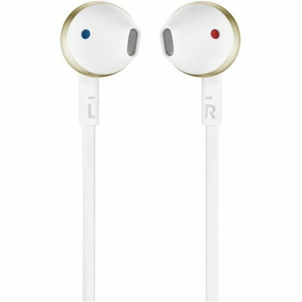 Auriculares con Micrófono JBL Tune 205 Blanco 3/4