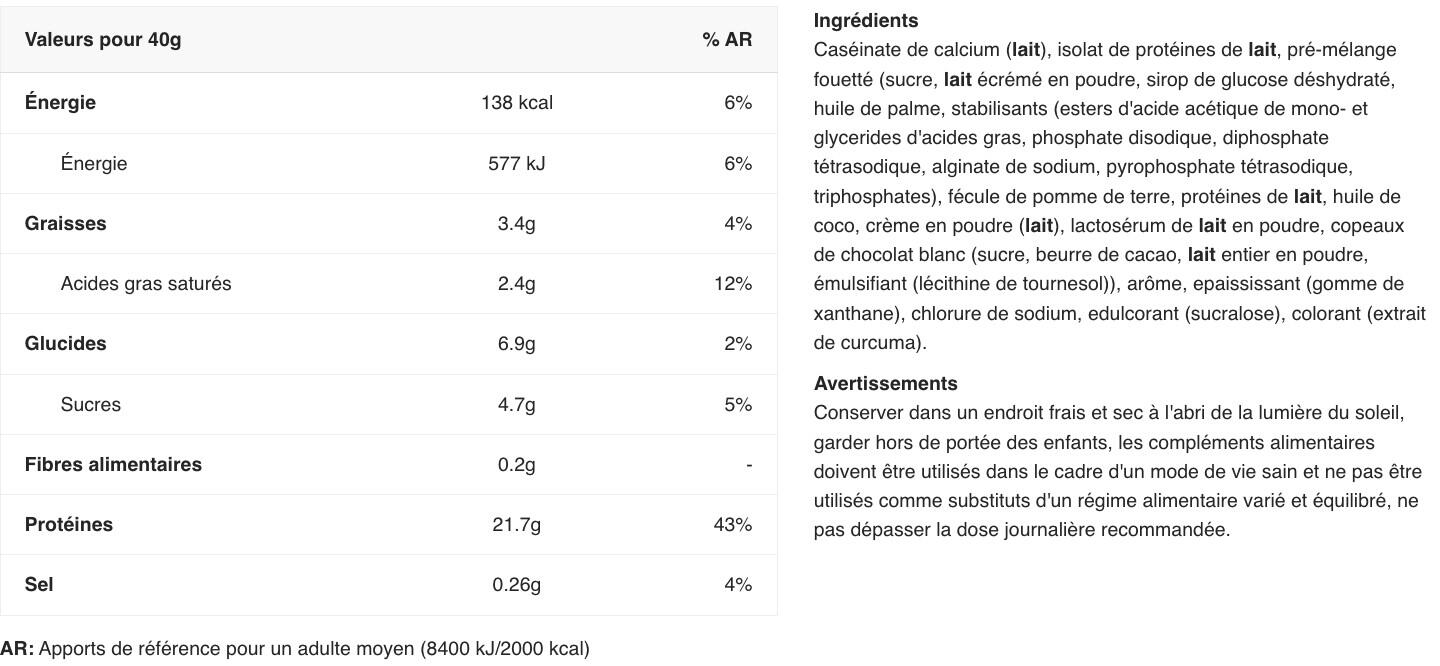 Proteína Whey - Masa Proteica Para Galletas (1kg) - Vanilla Ice Cream 2/3