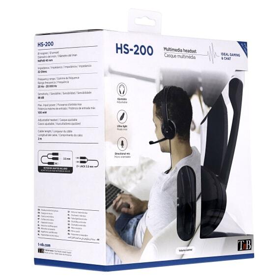 Auriculares TNB HS-200 Negro 2/2