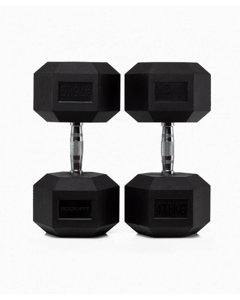 Mancuernas Hexagonales 47,5Kg (Pareja) - BOOMFIT 2/3