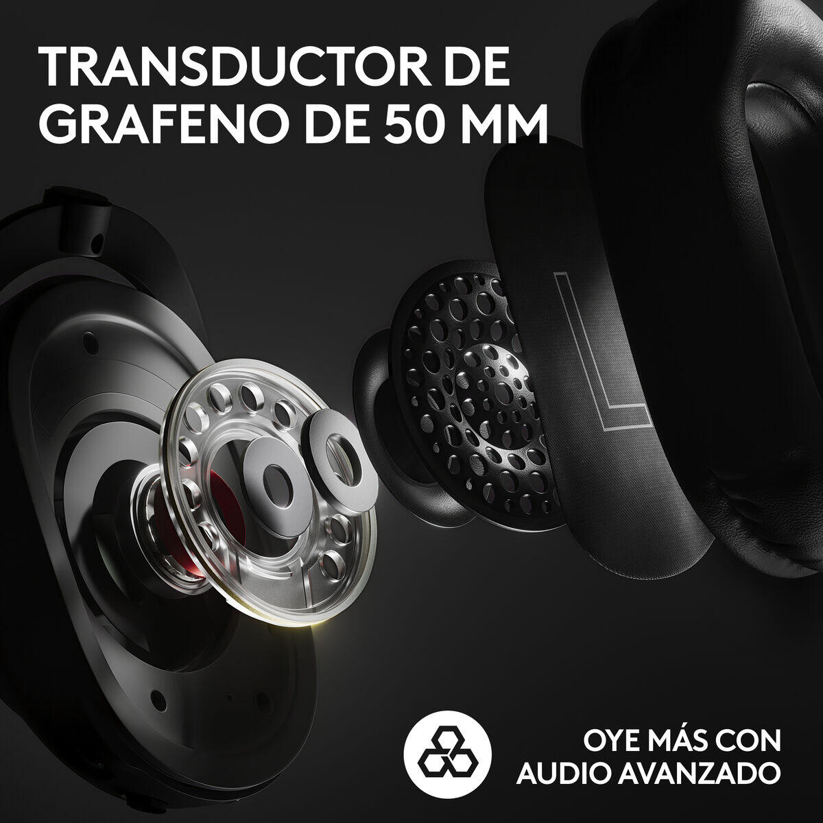 Oordopjes Logitech PRO X 2 Zwart 3/5