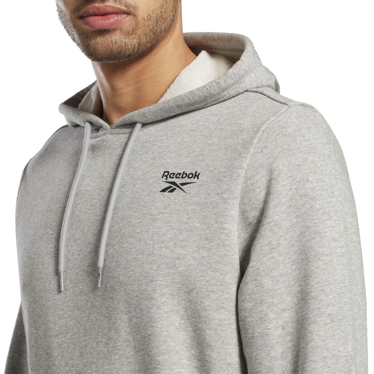 Herenhoodie Reebok  RI FT LEFT CHEST OT HZ8788  Grijs 2/4