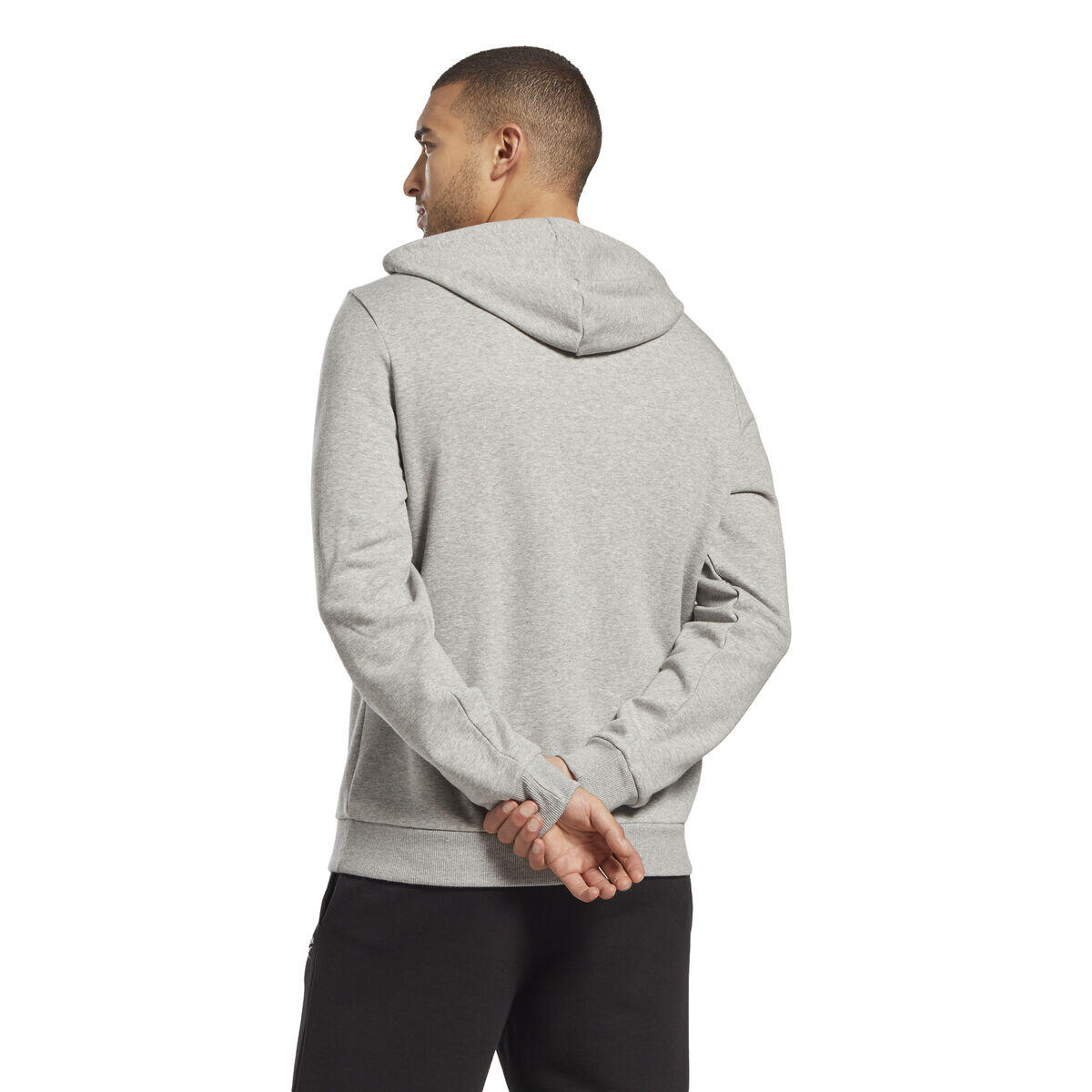 Herenhoodie Reebok  RI FT LEFT CHEST OT HZ8788  Grijs 3/4
