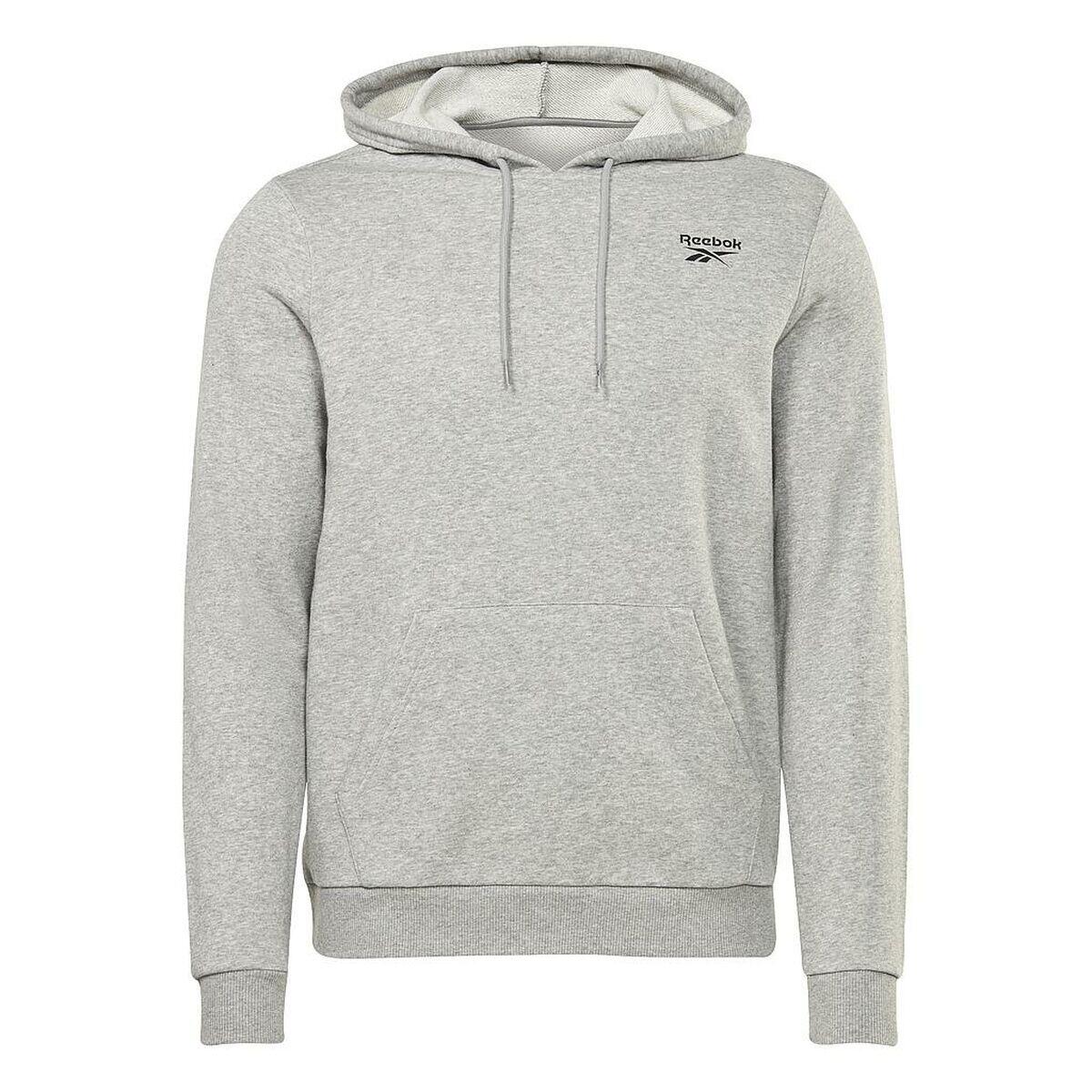 Herenhoodie Reebok  RI FT LEFT CHEST OT HZ8788  Grijs 1/4