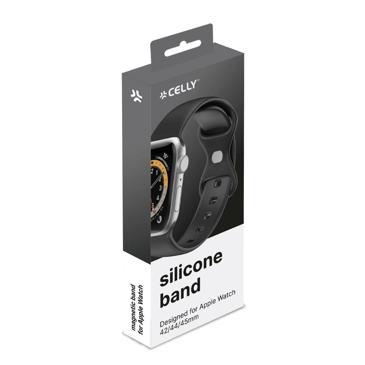 Correia para Relógio Celly WBANDSIL44BK