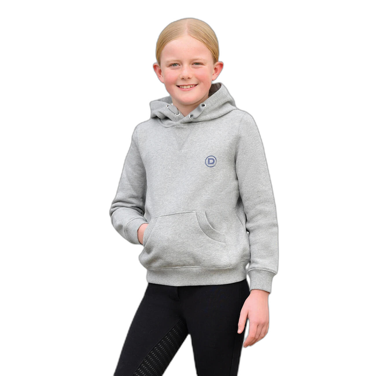 Paardrij-sweatshirt voor kinderen Dublin Camile 1/4