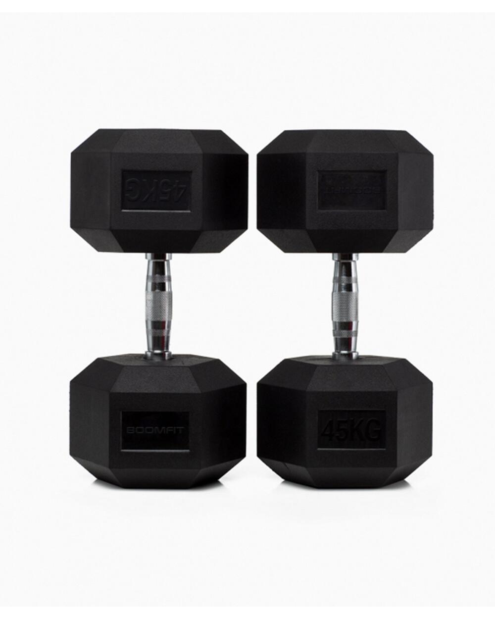 Mancuernas Hexagonales 45Kg (Pareja) - BOOMFIT 2/3