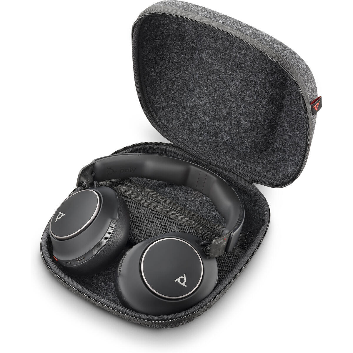 Auricolari Bluetooth Poly Voyager Surround 80 UC Nero 4/4