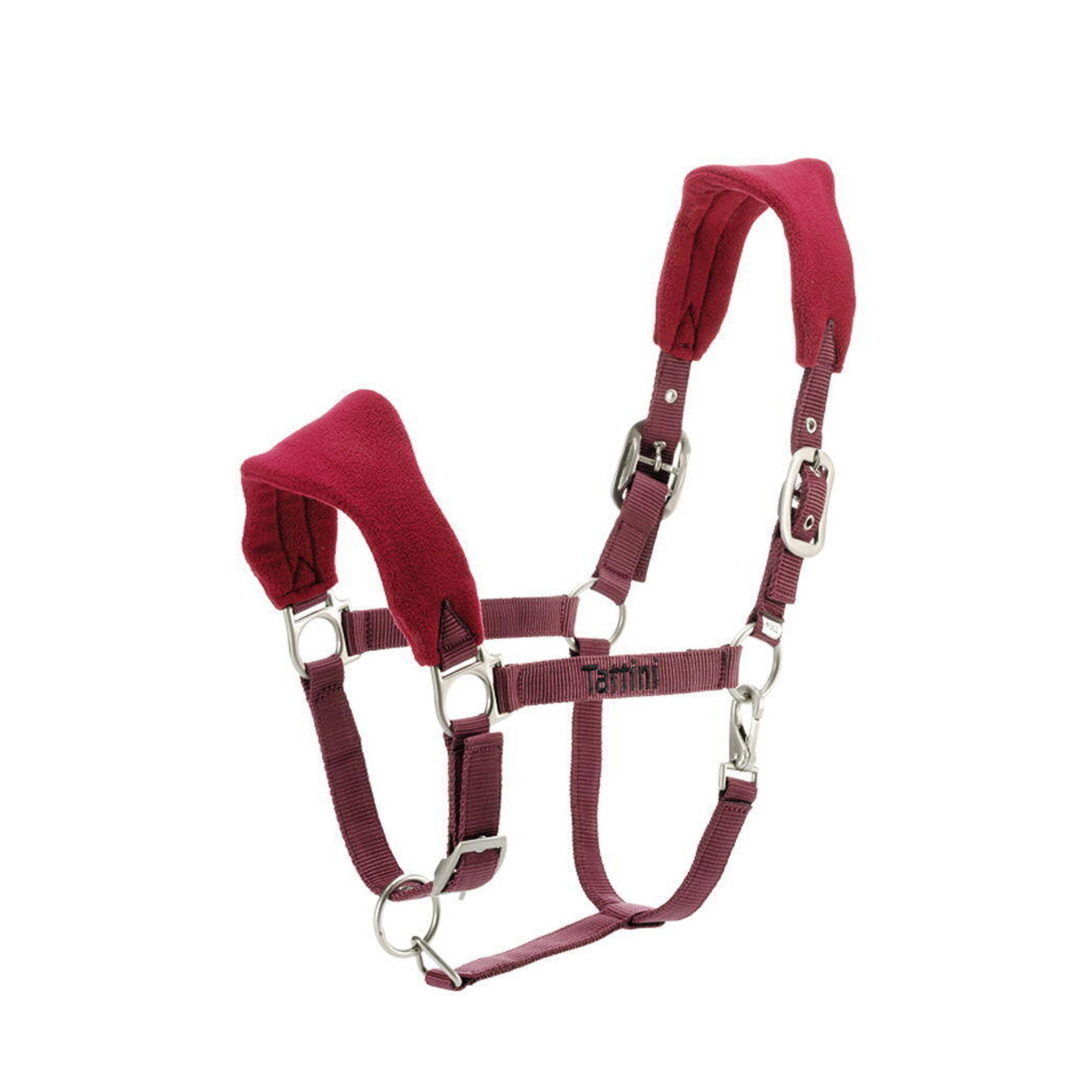 Tattini - Licol Pour Cheval Avec Polaire Tattini - Licol - Rouge - Fs - Decathlon