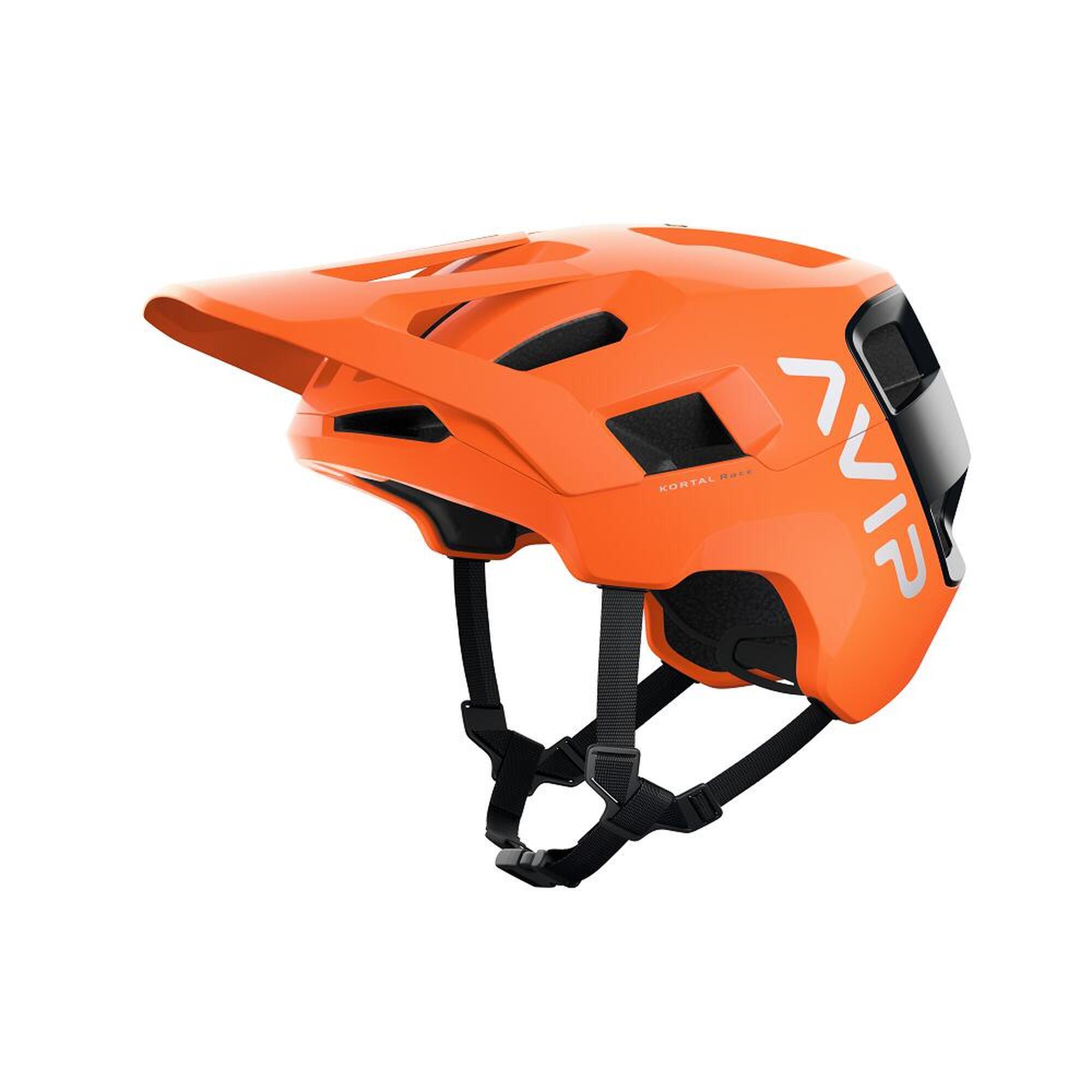 Casco Poc Kortal Race Mips Fluorescent orange avip/uranium black matt