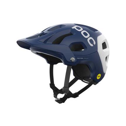 Kask rowerowy POC Tectal Race MIPS Lead Blue/Hydrogen White Matt granatowy