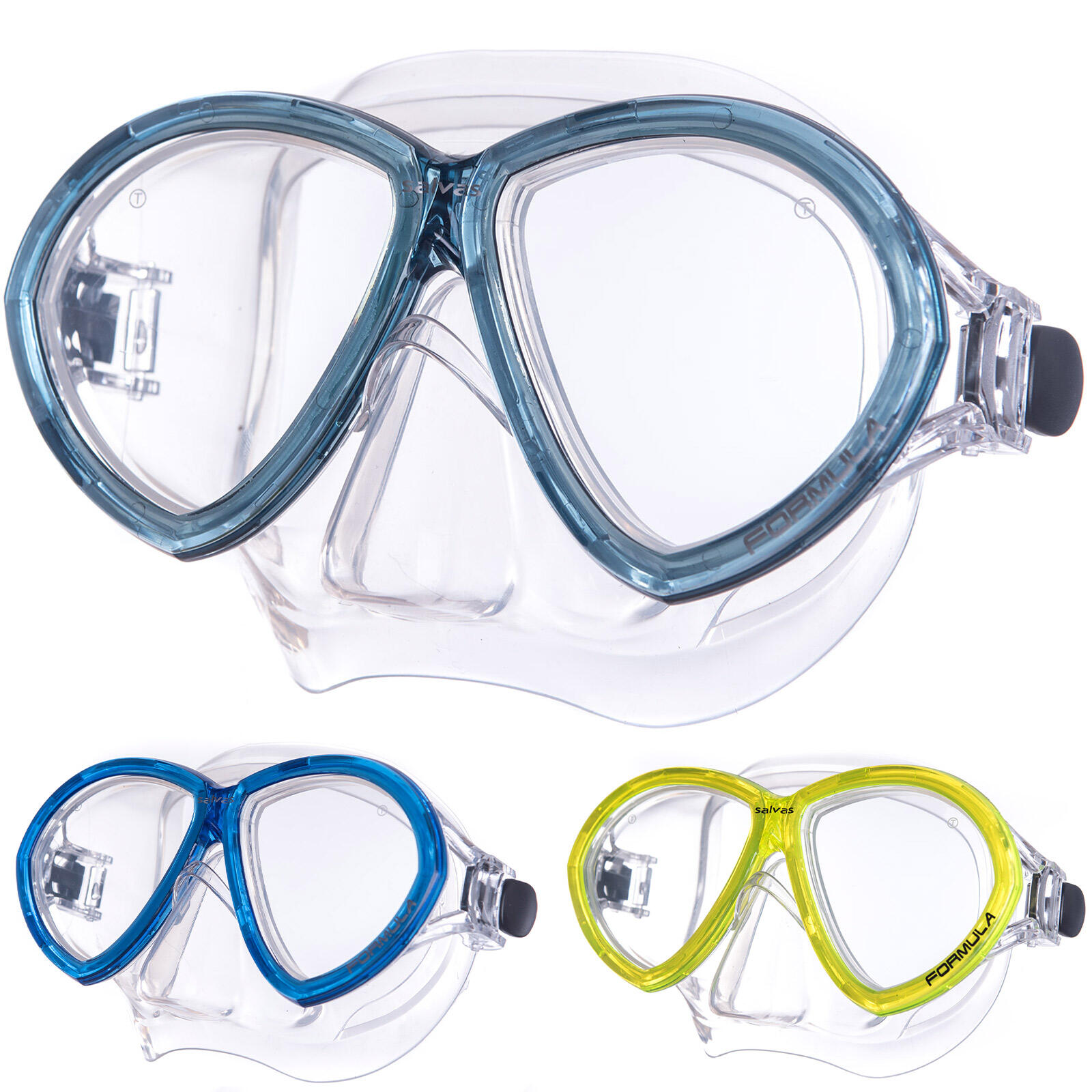 Duikmasker Formule Snorkel Zwembril Silicone Volwassenen 3/5