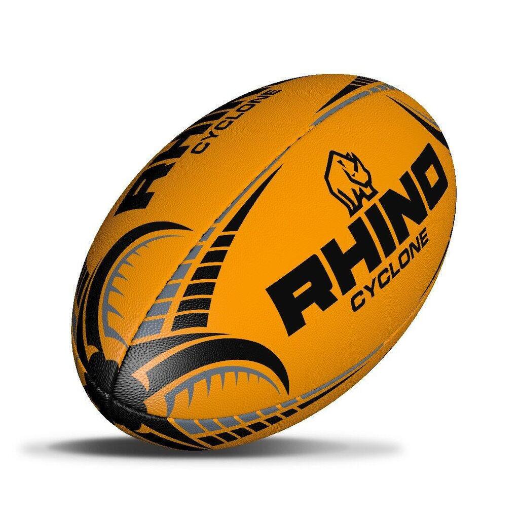 Cyclone XV Rugby Training Ball Fluo Orange 5