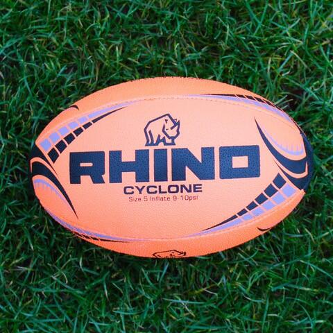 Rugbyball Rhino Cyclone Orange Fluo 3/4