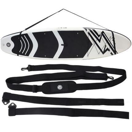 Erwachsene Stand Up Paddling Gewehr-Trageriemen leicht - Enero, schwarz