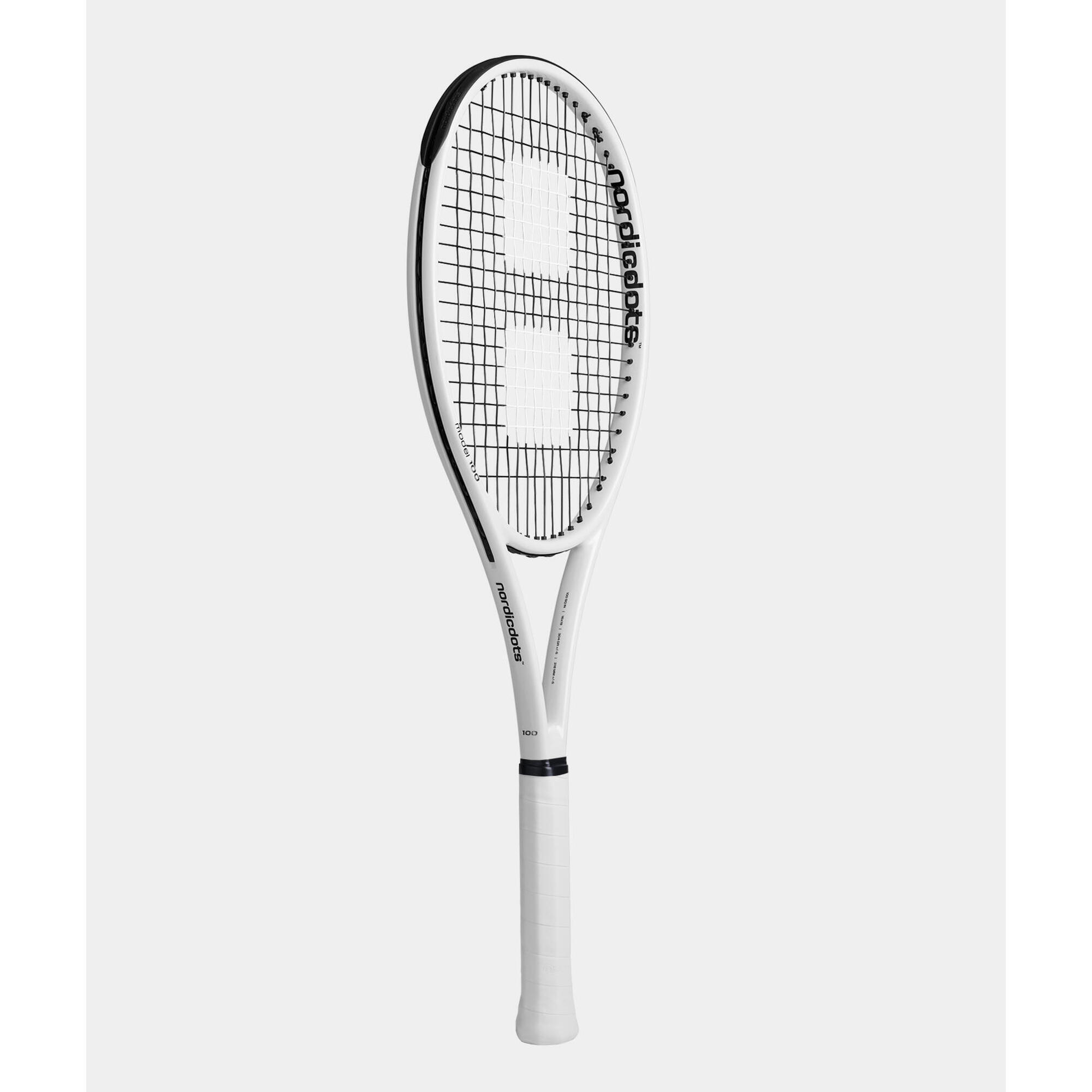 Raquete de Ténis Modelo 100 - Branco brilhante