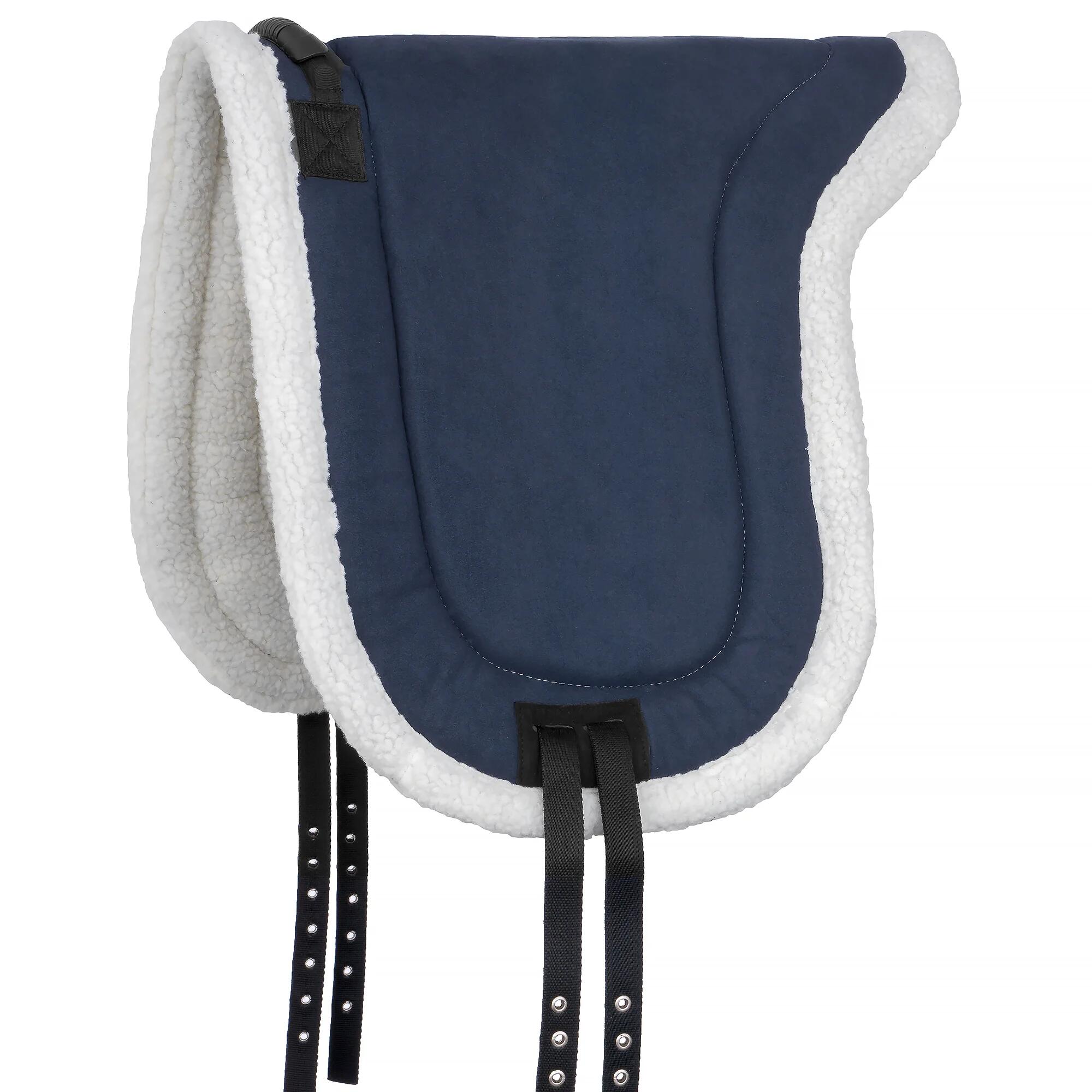 Start - Tapis De Selle Pour Chevaux Start Fun Noir/bleu Foncé - Selle D'Équitation - Bleu - Fs - Decathlon