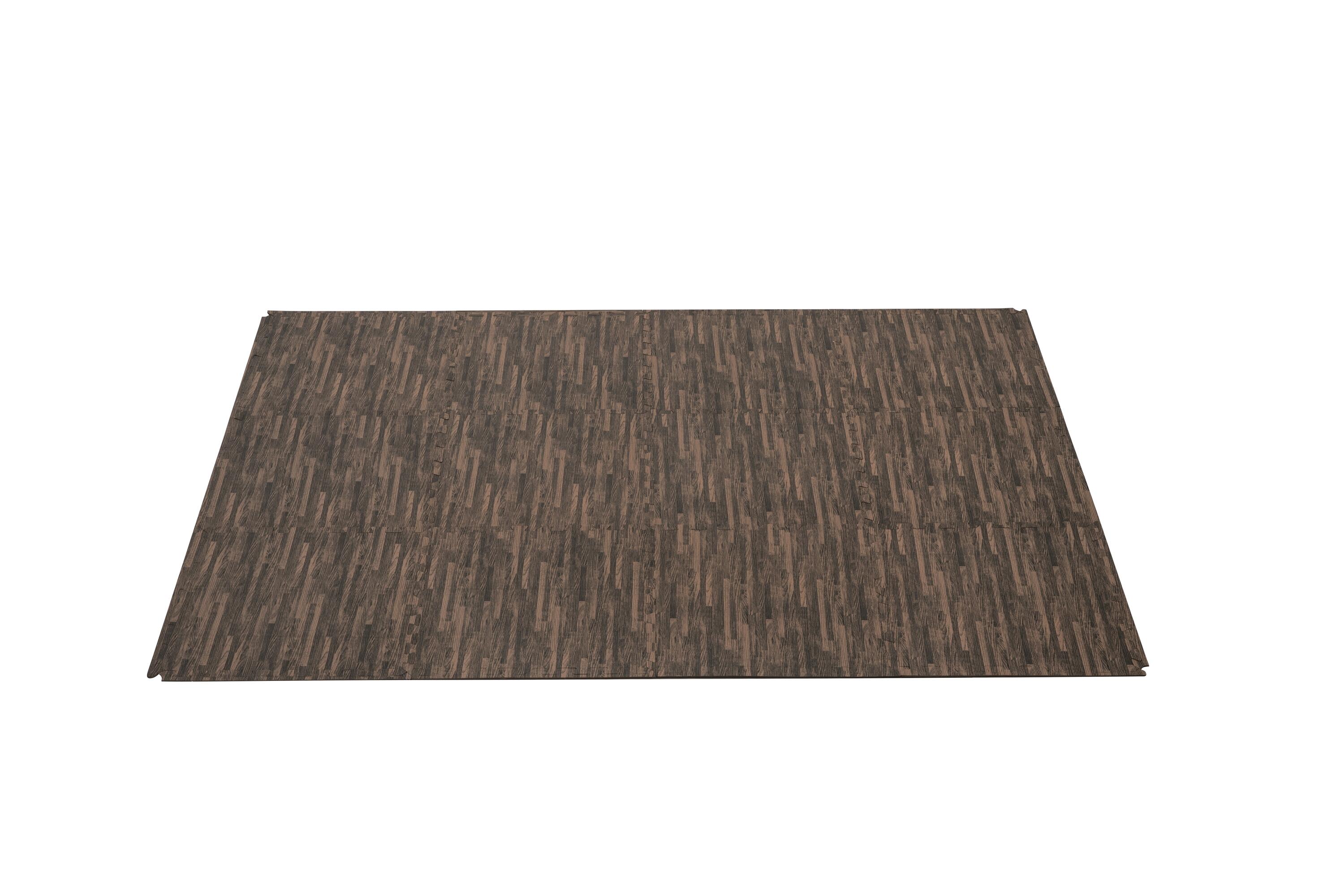 Bestway Lot de 12 tapis de sol pour piscine et spa - 50 x 50 cm - décor bois 6/7