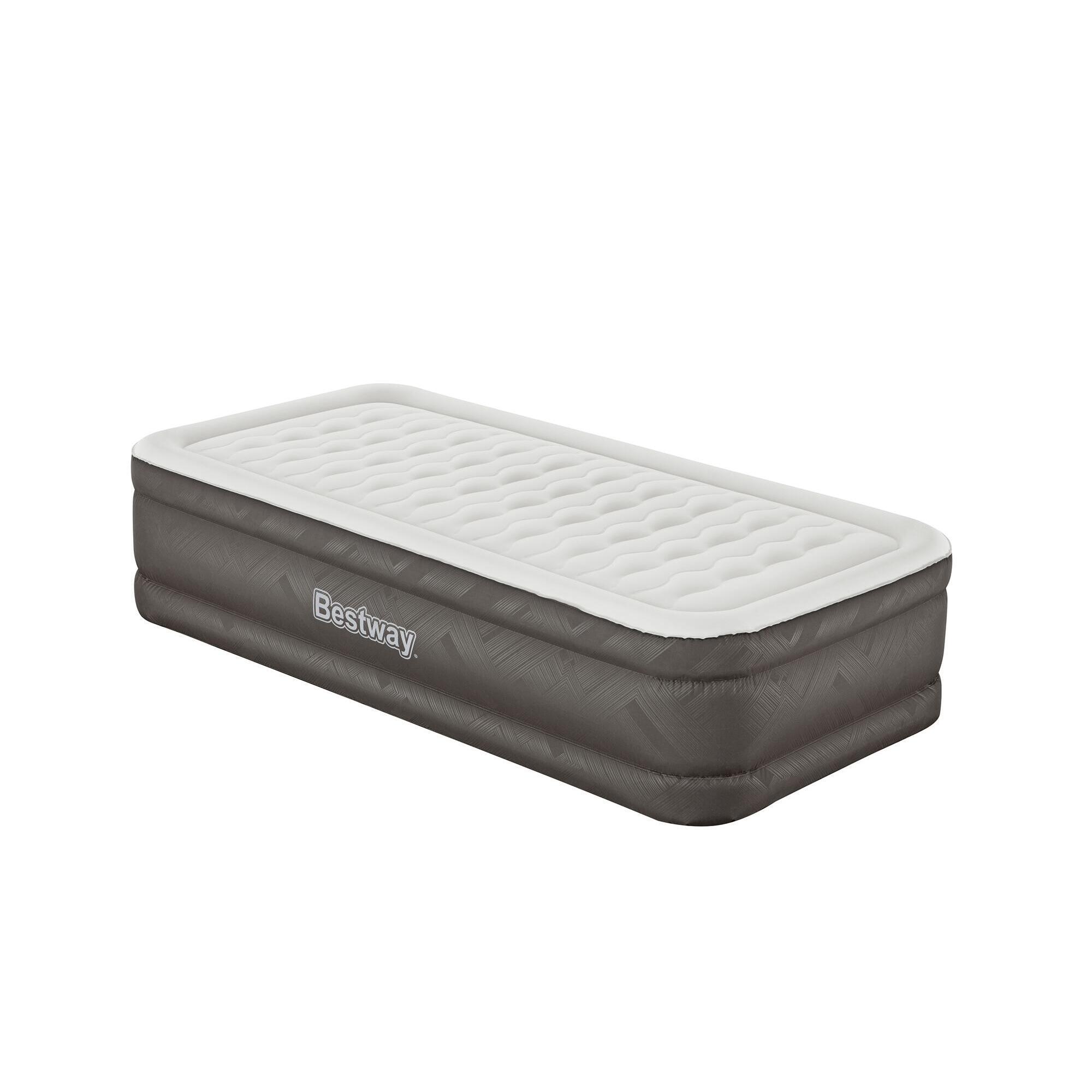 Bestway - Bestway Lit Gonflable 1 Place 191 X 97 X 46 Cm Pompe Électrique Intégrée - Matelas Gonflable - Orange - Taille Unique - Decathlon