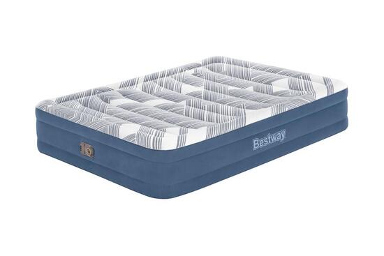 Bestway Lit gonflable 2 places 203x152x36cm pompe électrique intégrée