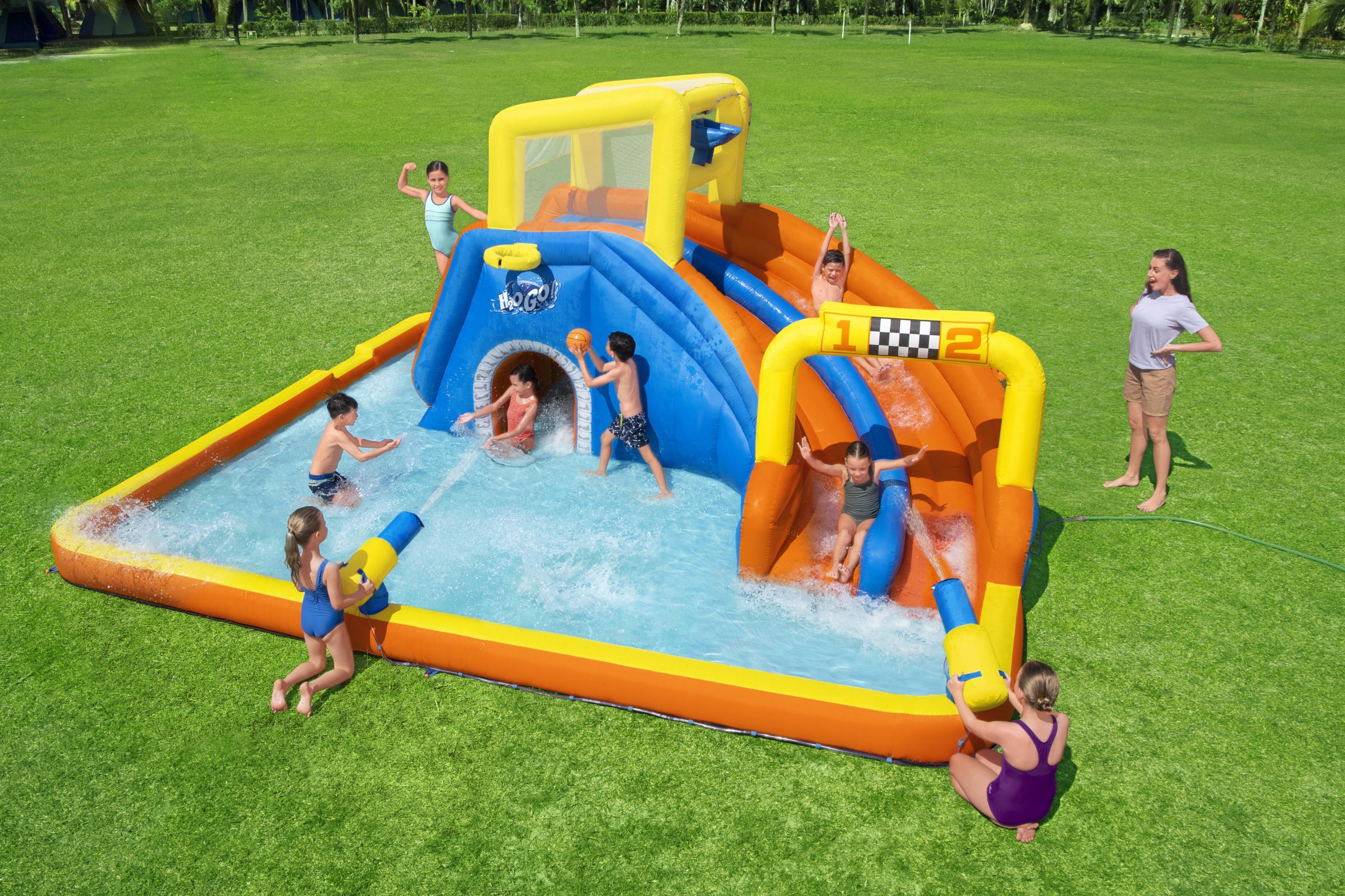 Bestway 53377 Parco acquatico per bambini Super Speedway, 5-10 anni 2/7
