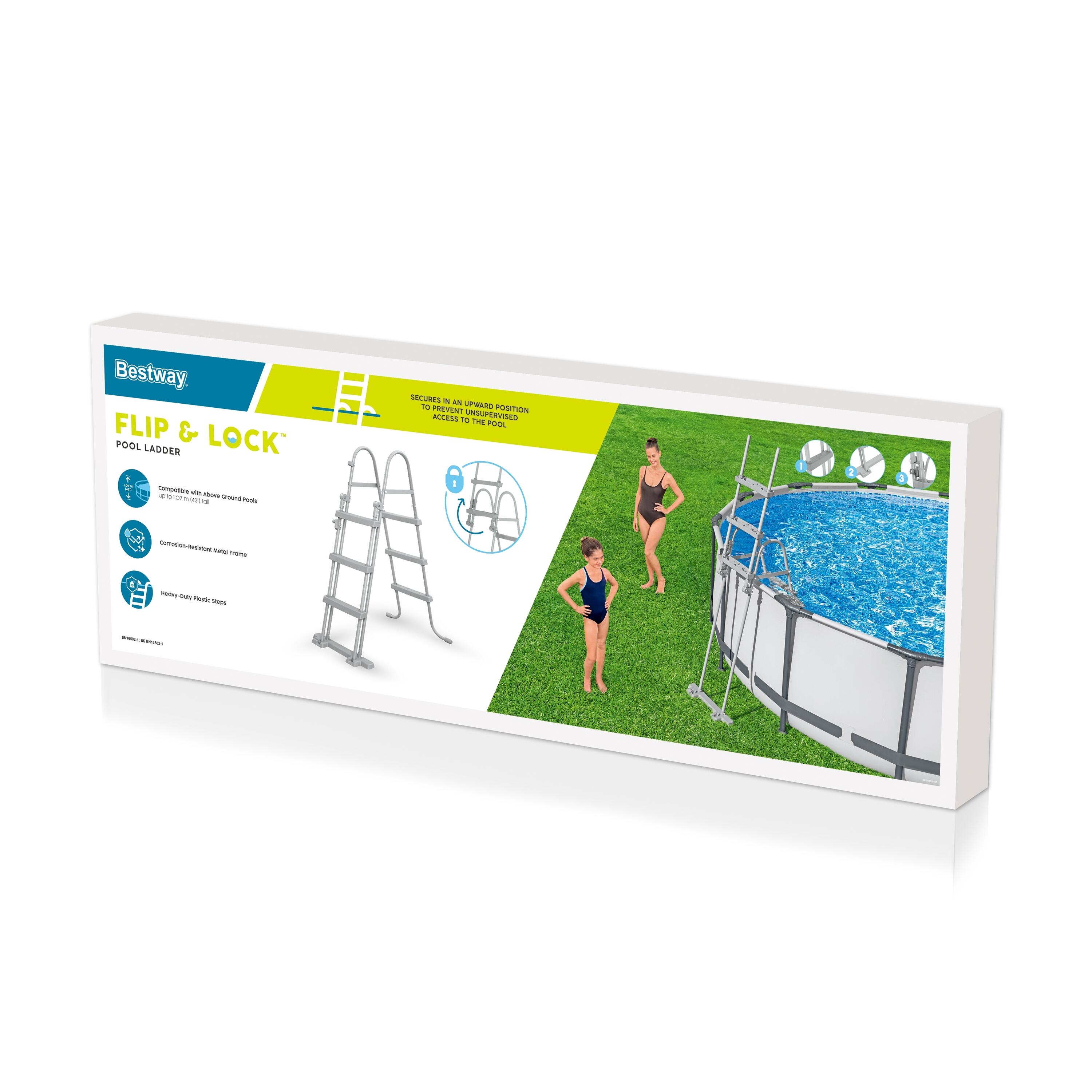 Bestway Flip & Lock Sicherheitsleiter 10 7 cm 4/7