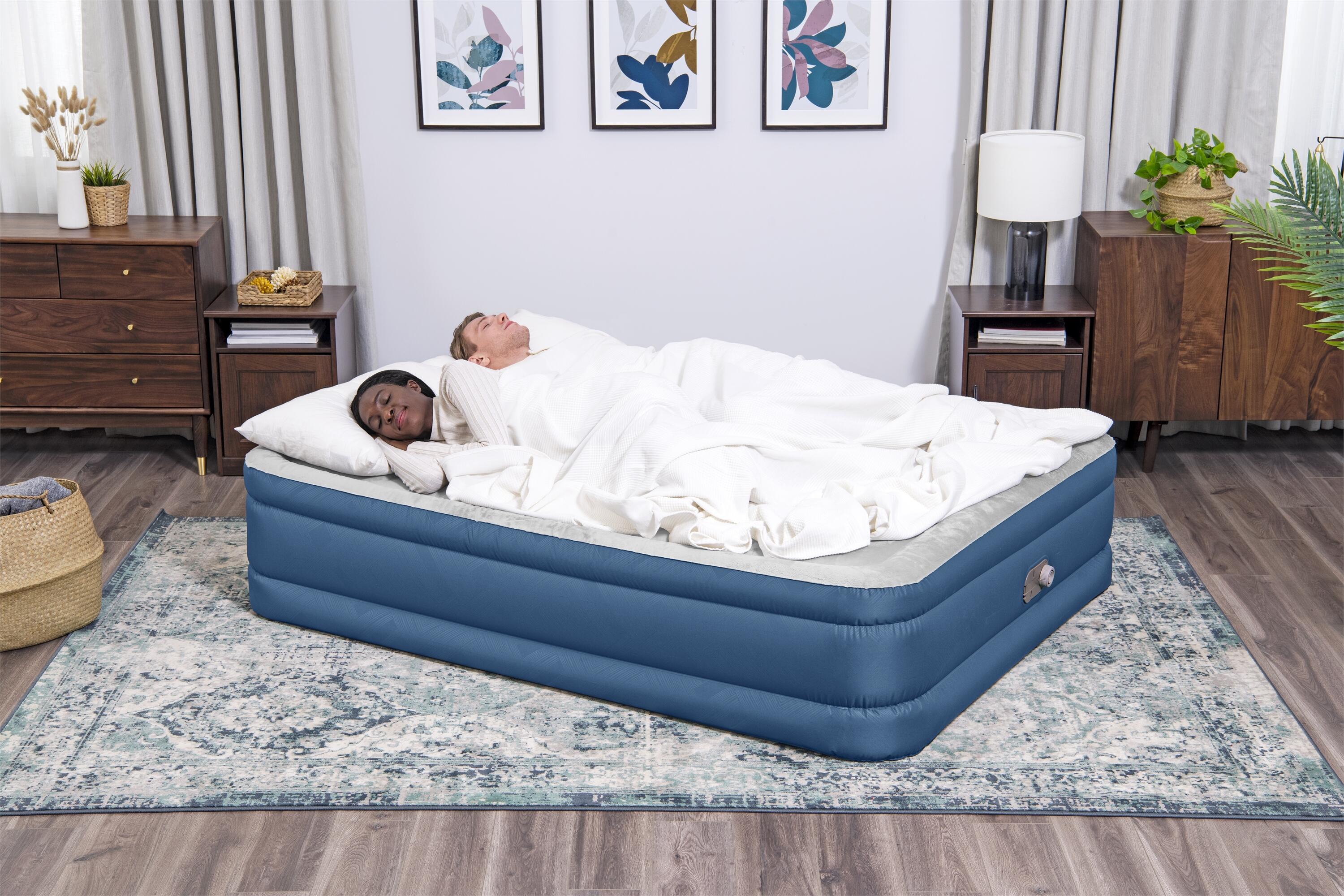 Bestway Lit gonflable 2 places 203x152x46cm avec pompe électrique intégrée 3/7