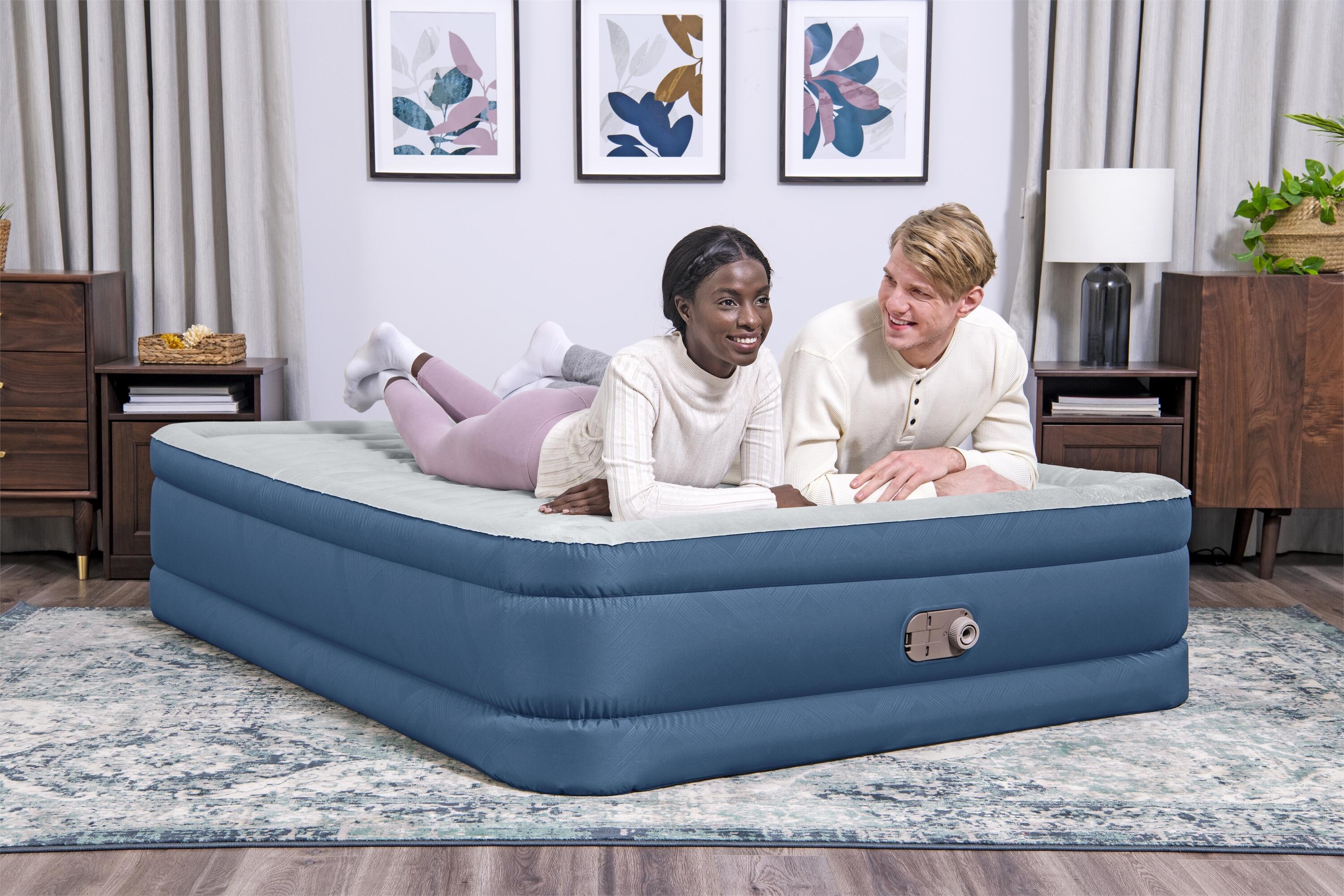 Bestway Lit gonflable 2 places 203x152x46cm avec pompe électrique intégrée 2/7