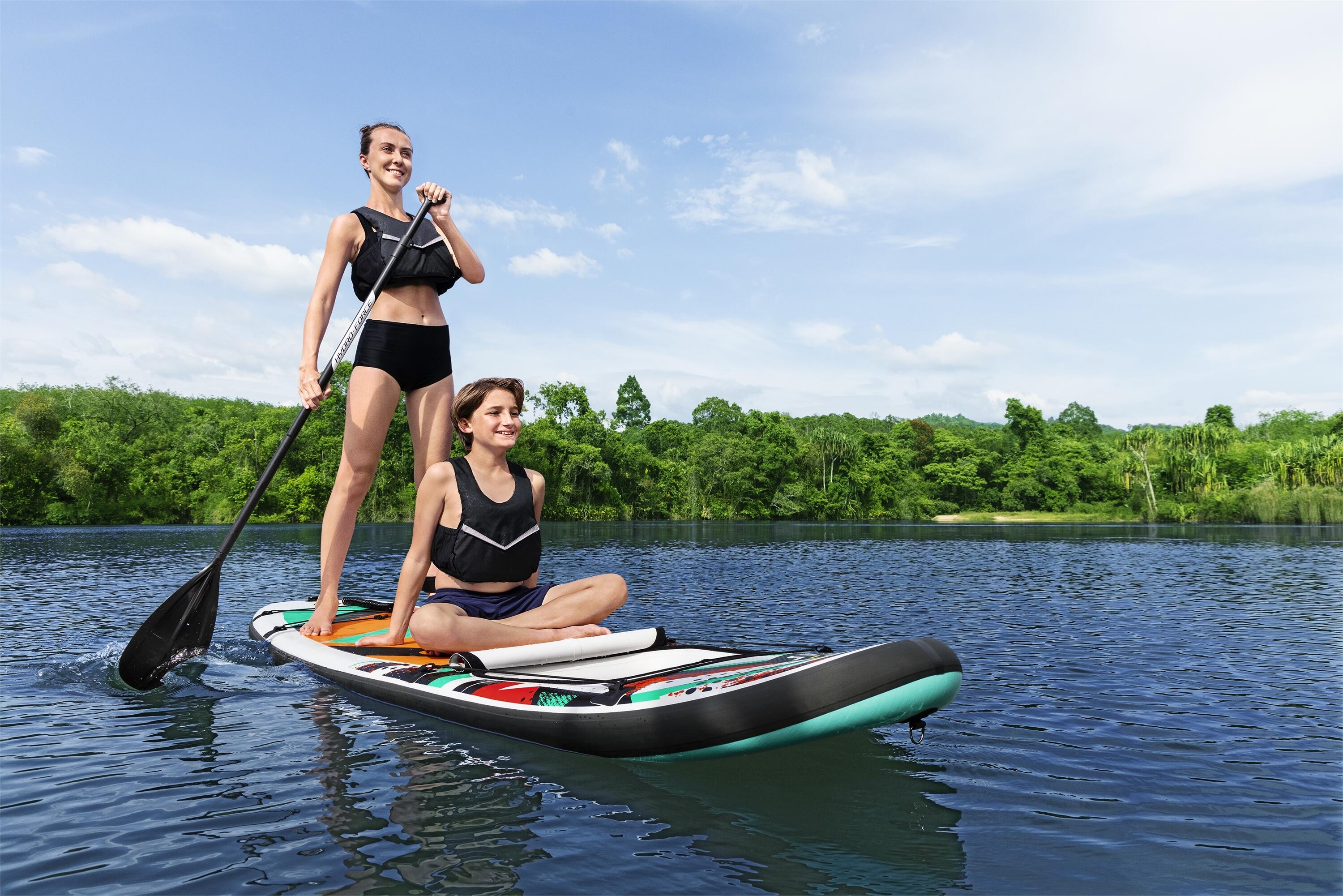 Hydro-Force 10ft SUP Inflatable Paddle Board Set – Breeze Panorama