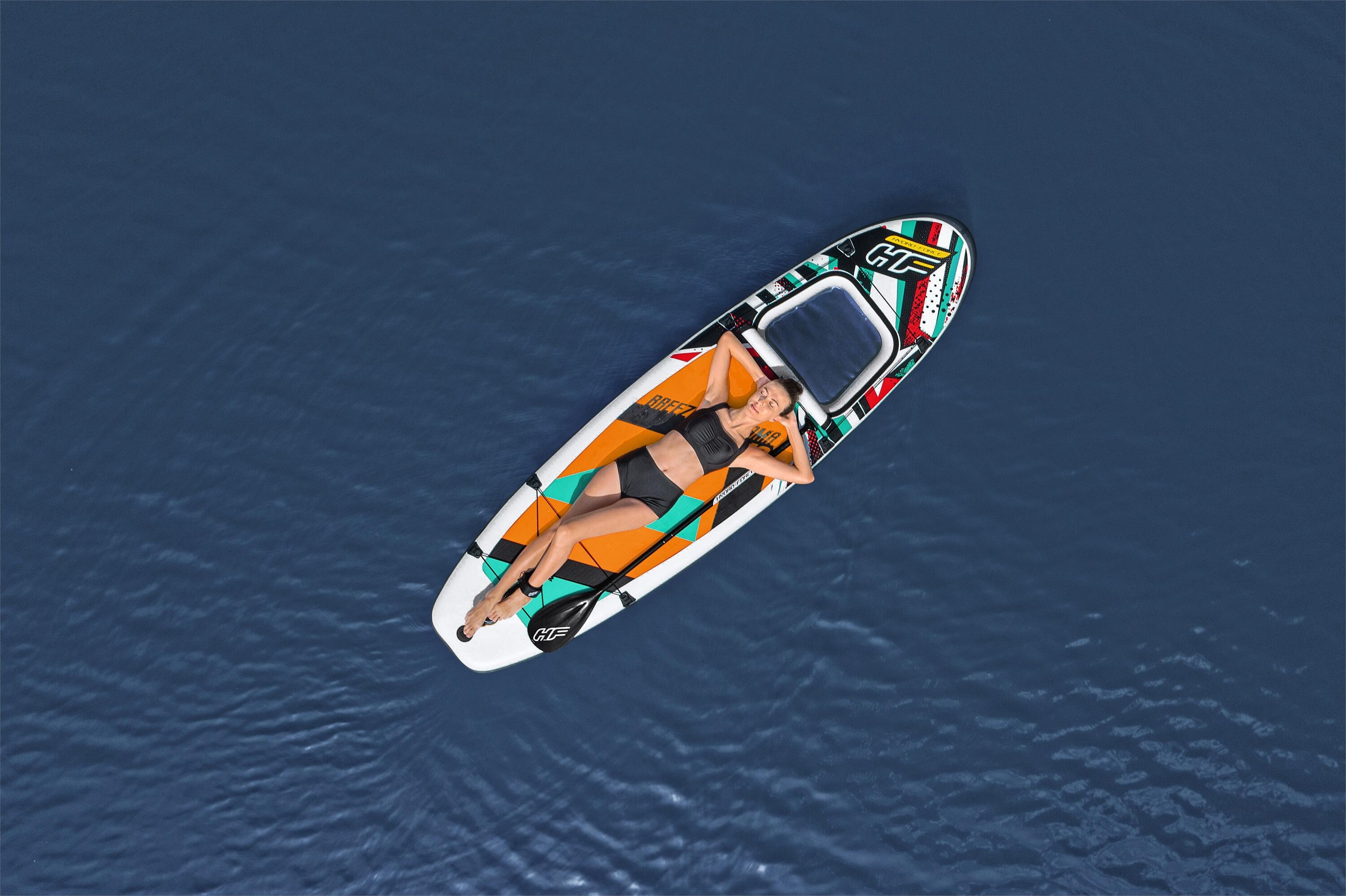 Hydro-Force 10ft SUP Inflatable Paddle Board Set – Breeze Panorama 5/7